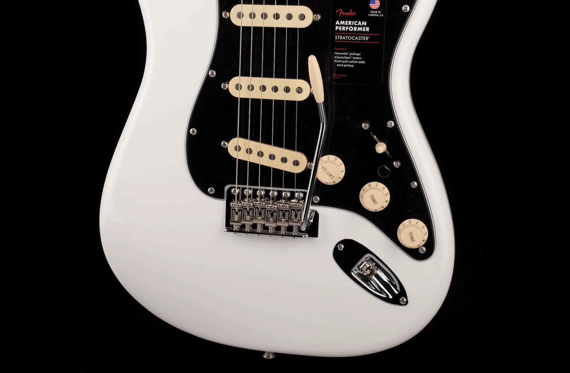 Fender American Performer Stratocaster Arctic White ***B-Stock*** With Gig Bag - Image 5