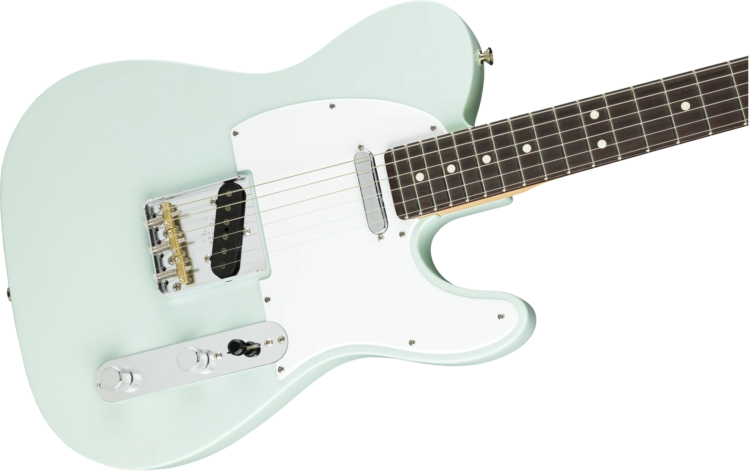 Fender American Performer Telecaster Satin Sonic Blue Rosewood Fingerboard With Gig Bag - Image 5