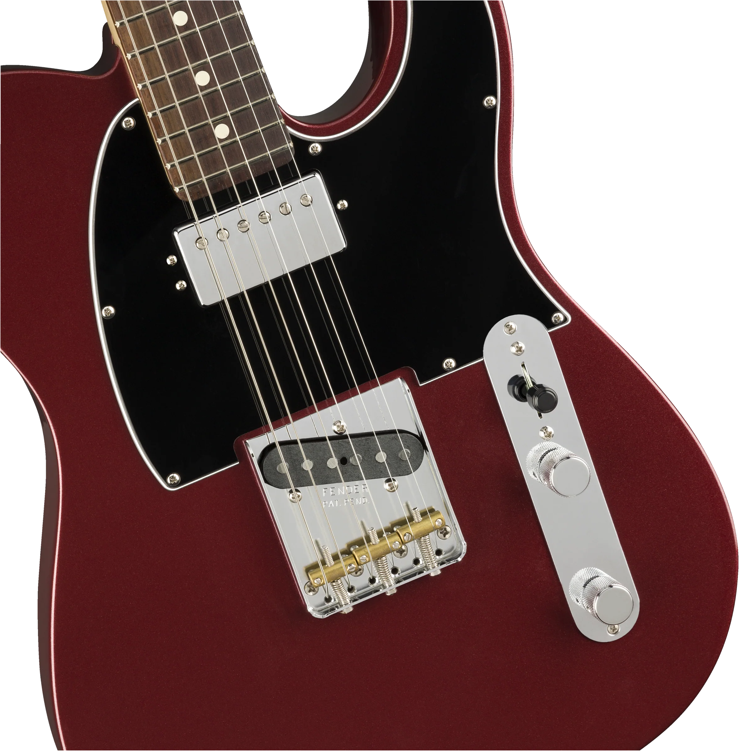 Fender American Performer Telecaster HS Aubergine With Gig Bag - Image 3