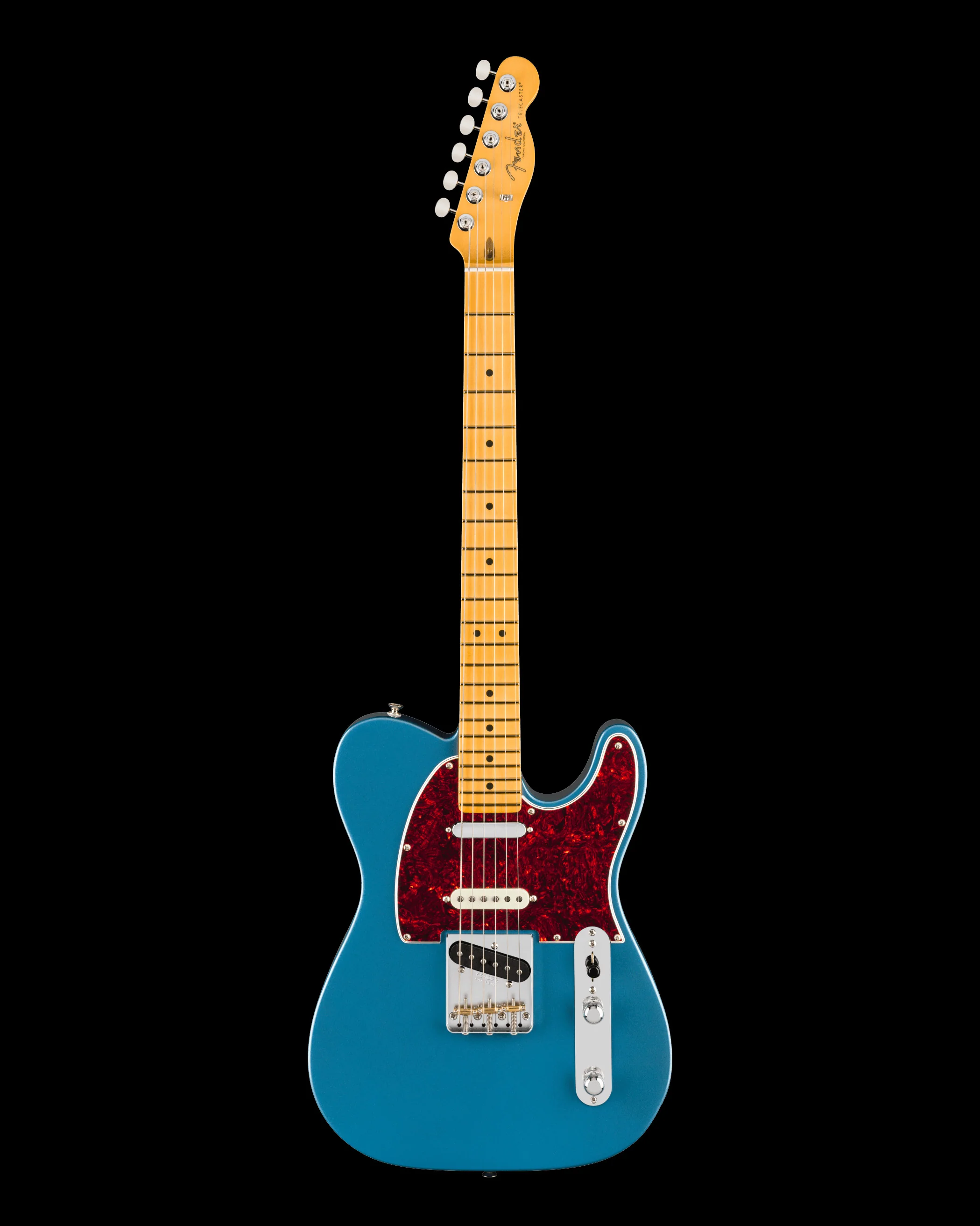 Fender American Professional Classic Hotshot Telecaster Maple Fingerboard Faded Lake Placid Blue With Gig Bag - Image 2