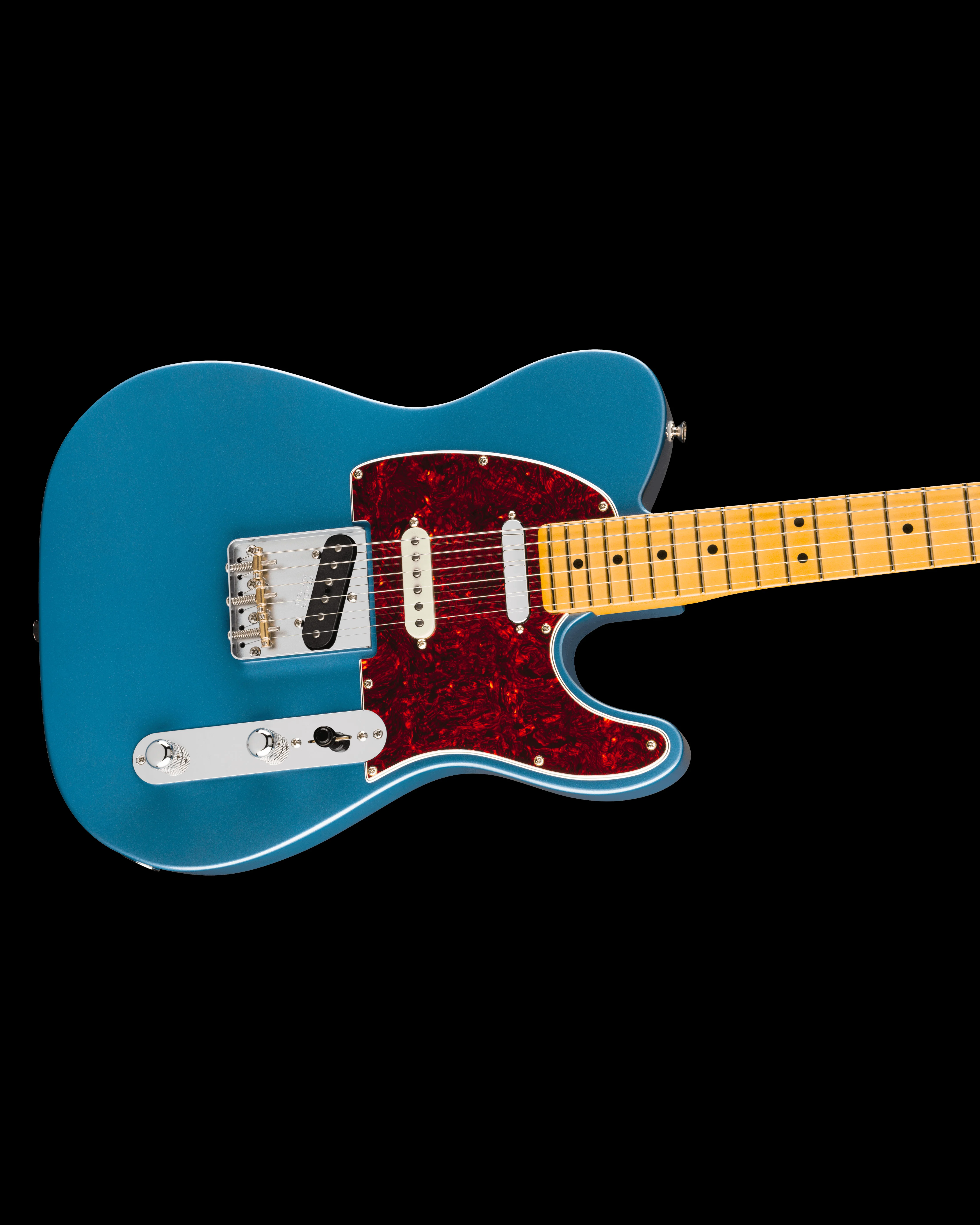 Fender American Professional Classic Hotshot Telecaster Maple Fingerboard Faded Lake Placid Blue With Gig Bag - Image 3