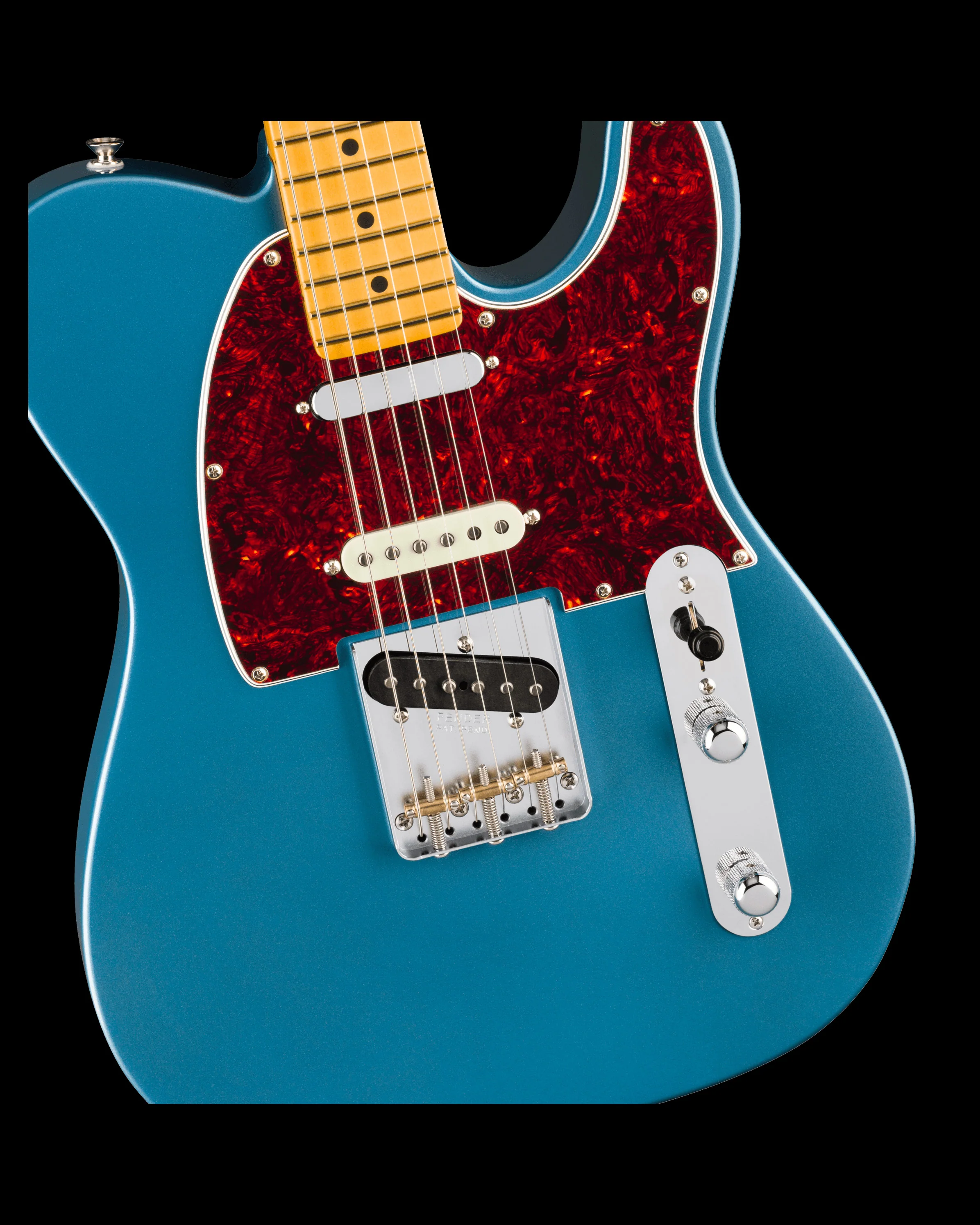 Fender American Professional Classic Hotshot Telecaster Maple Fingerboard Faded Lake Placid Blue With Gig Bag - Image 4