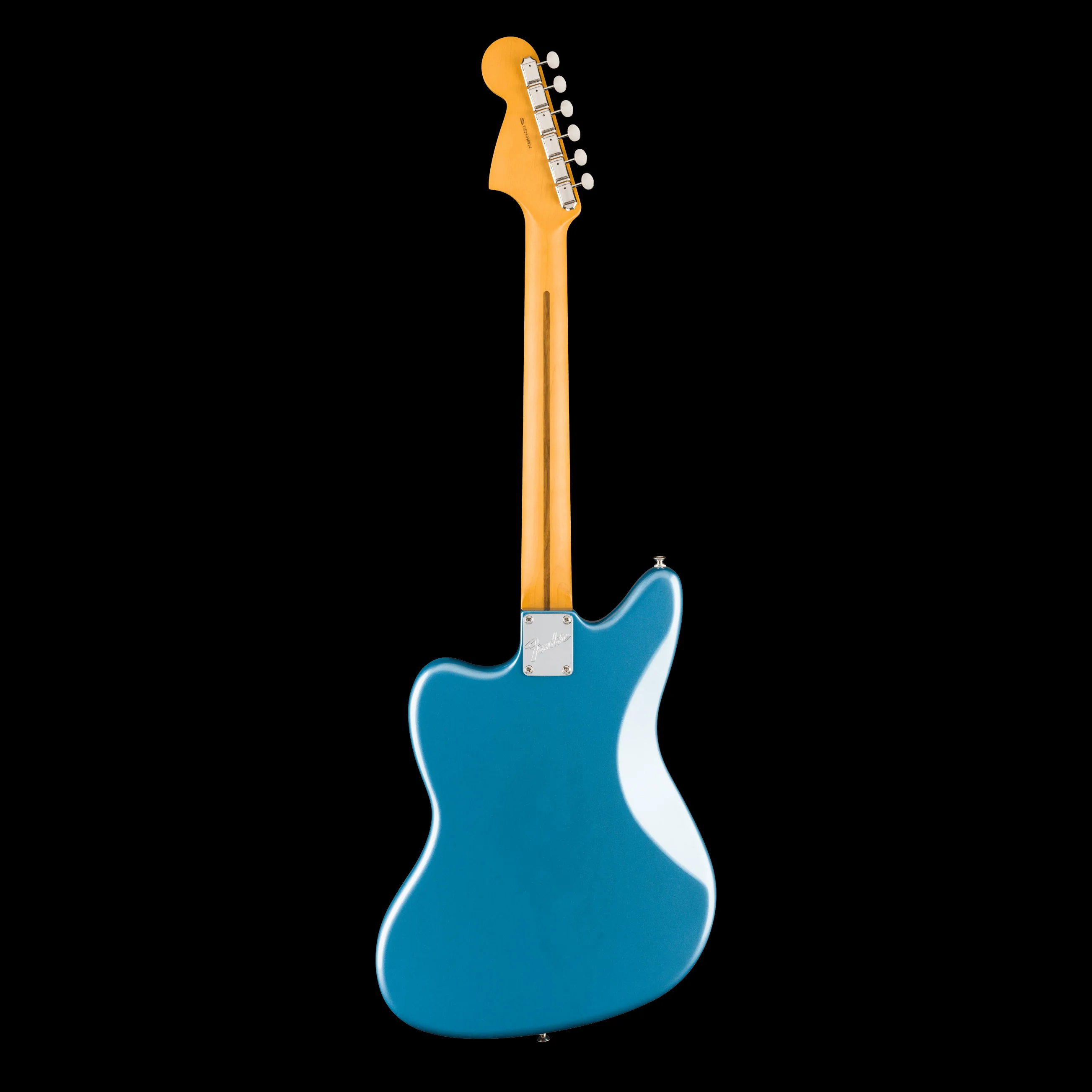 Fender American Professional Classic Jaguar Maple Fingerboard Faded Lake Placid Blue With Gig Bag - Image 5