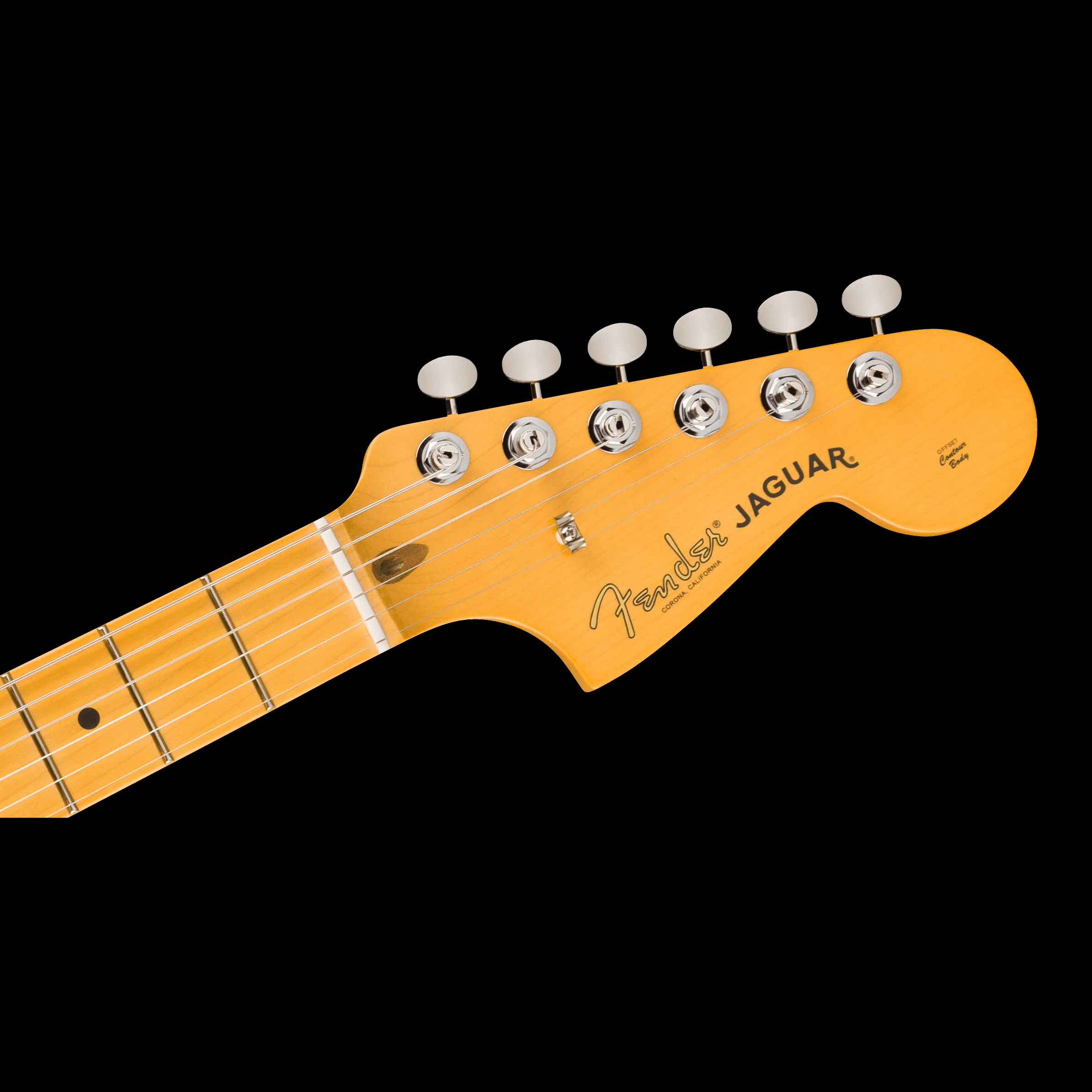 Fender American Professional Classic Jaguar Maple Fingerboard Faded Lake Placid Blue With Gig Bag - Image 6