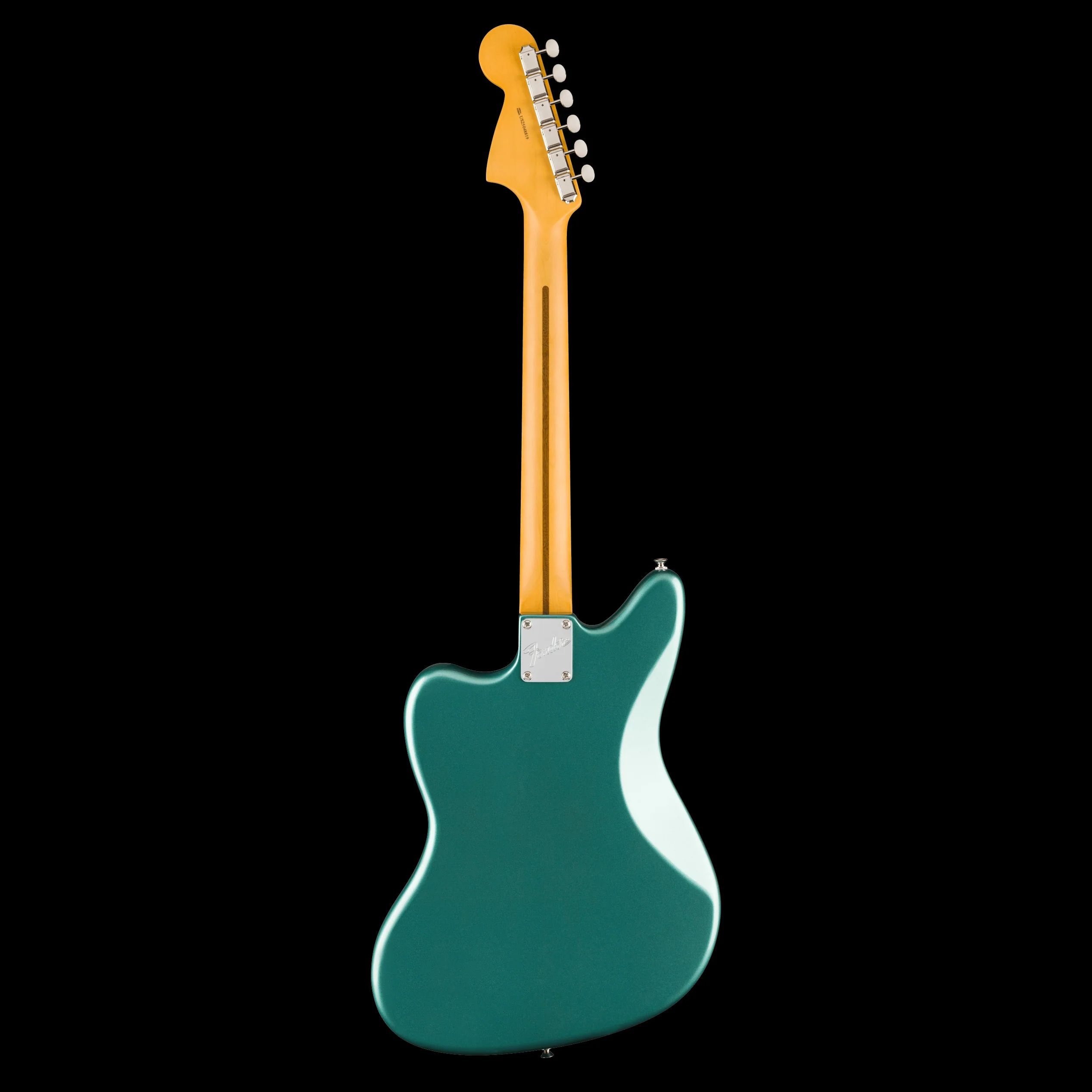 Fender American Professional Classic Jaguar Faded Sherwood Green Metallic With Gig Bag - Image 5