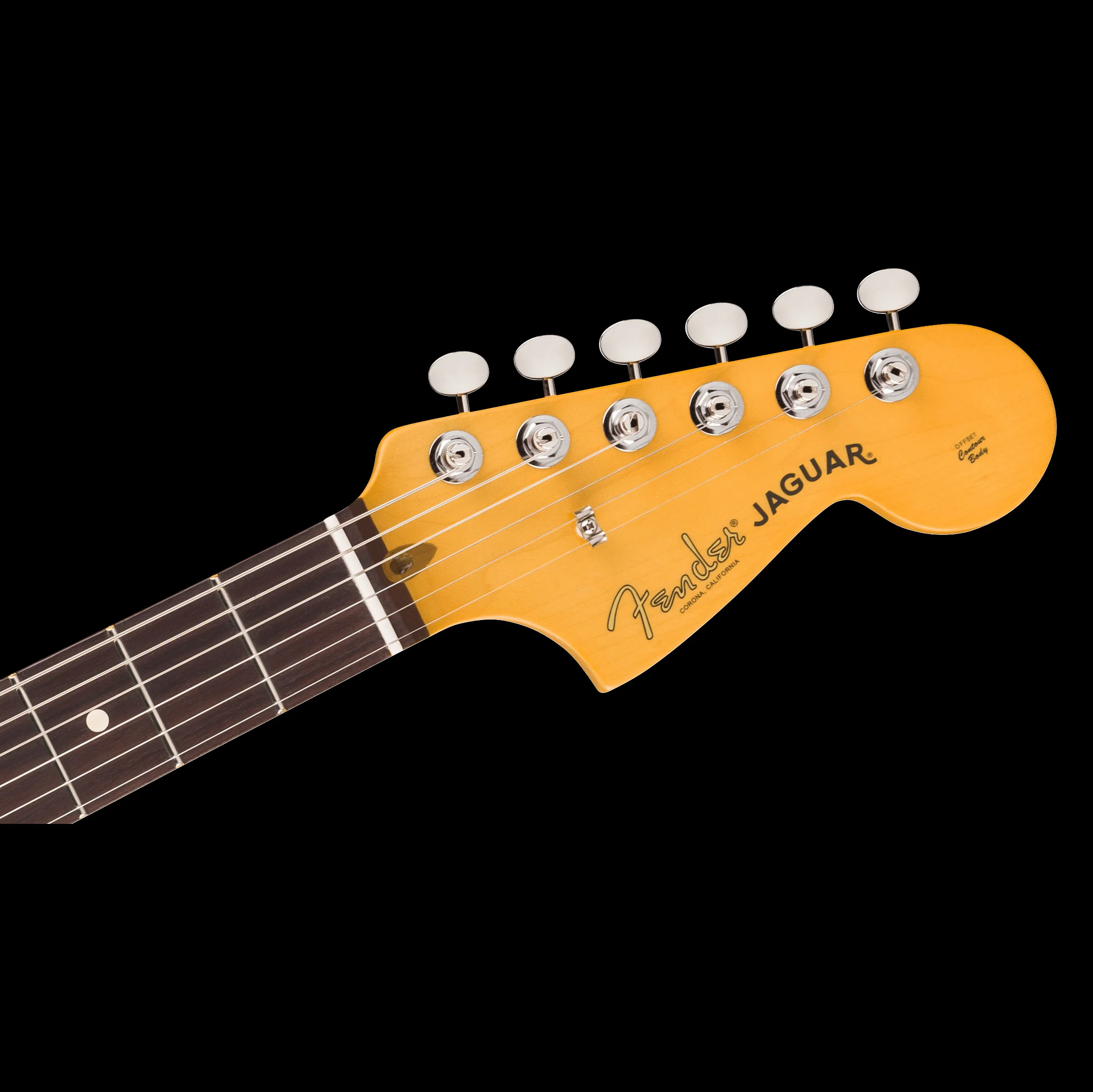 Fender American Professional Classic Jaguar Faded Sherwood Green Metallic With Gig Bag - Image 6