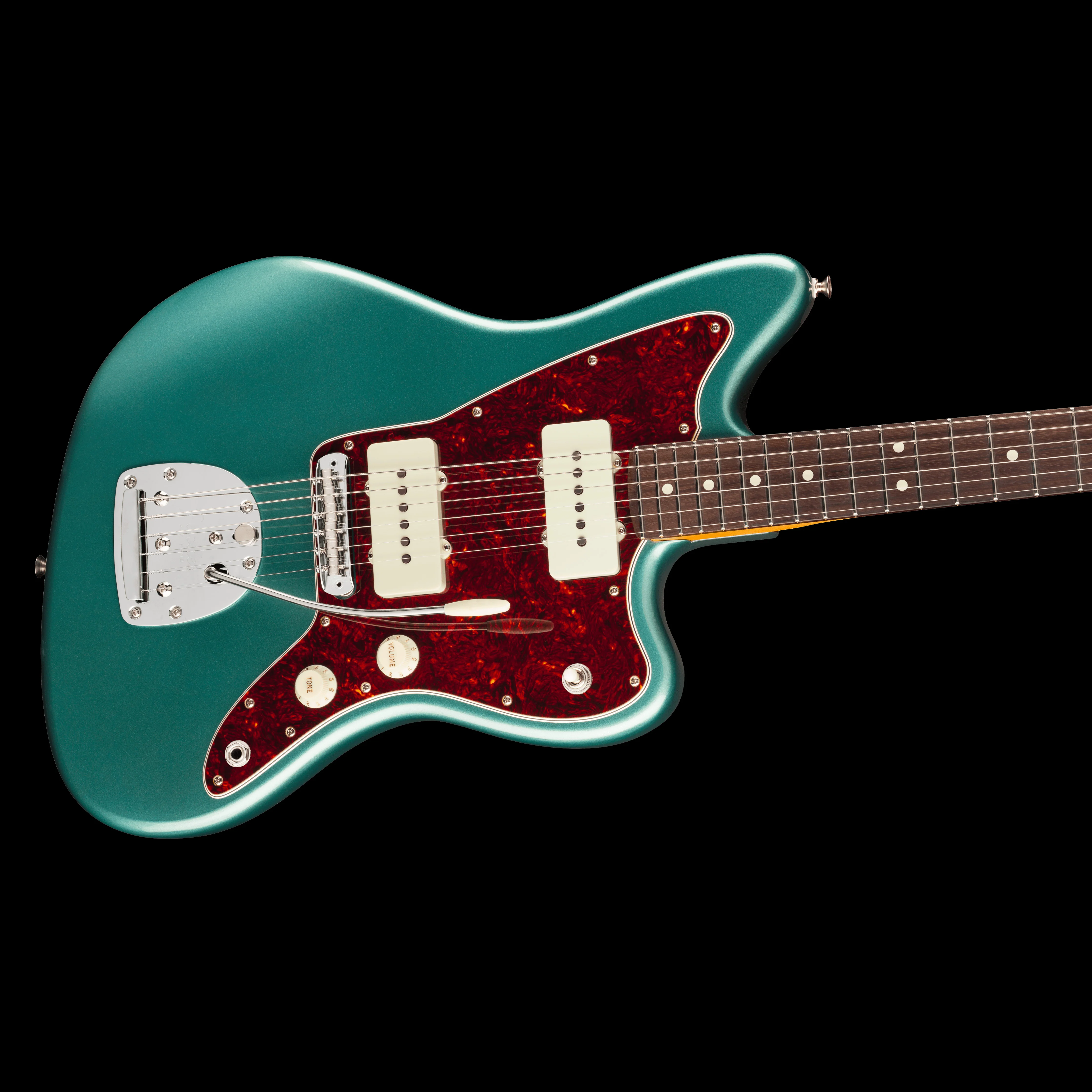 Fender American Professional Classic Jazzmaster Rosewood Fingerboard Faded Sherwood Green Metallic With Gig Bag - Image 3