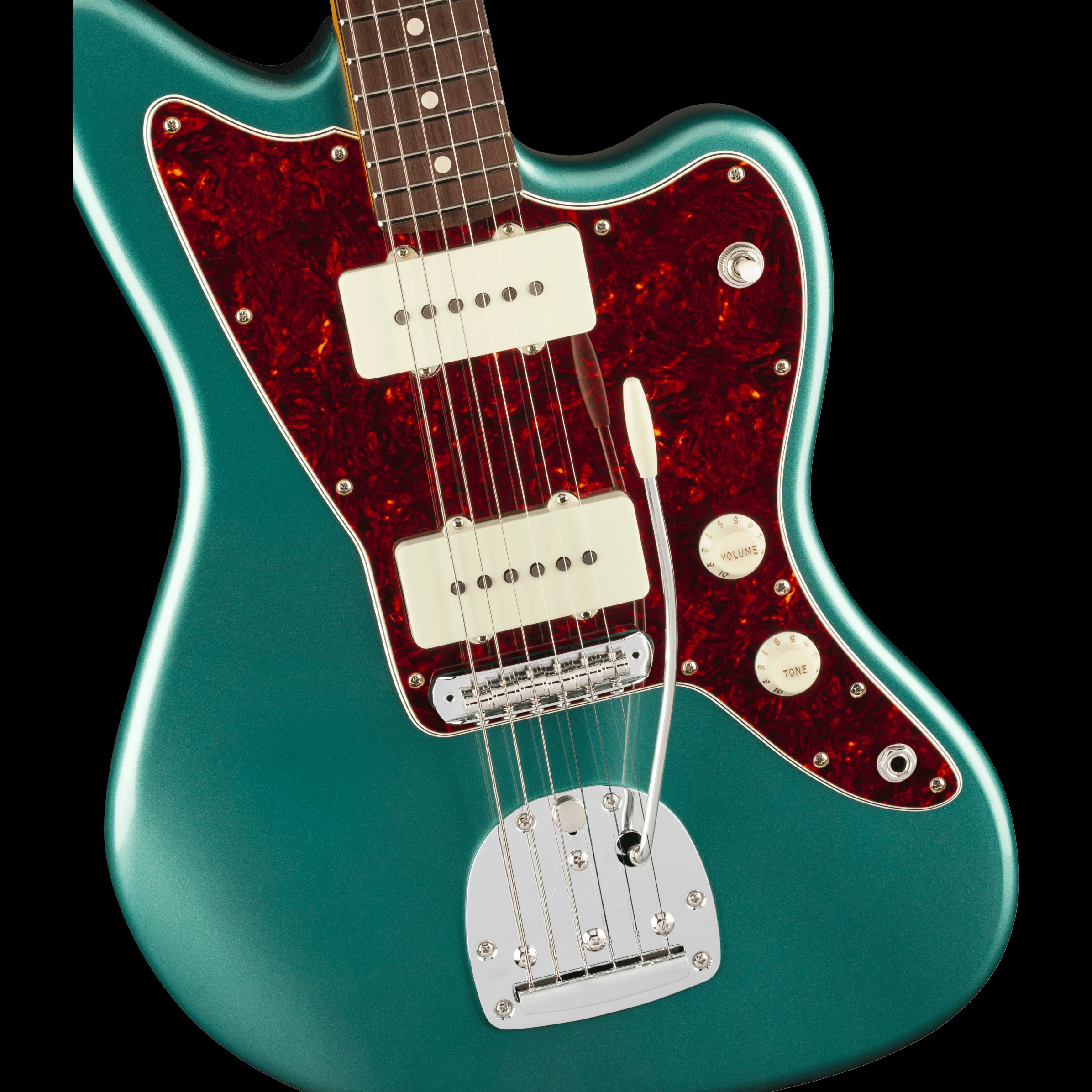Fender American Professional Classic Jazzmaster Rosewood Fingerboard Faded Sherwood Green Metallic With Gig Bag - Image 4