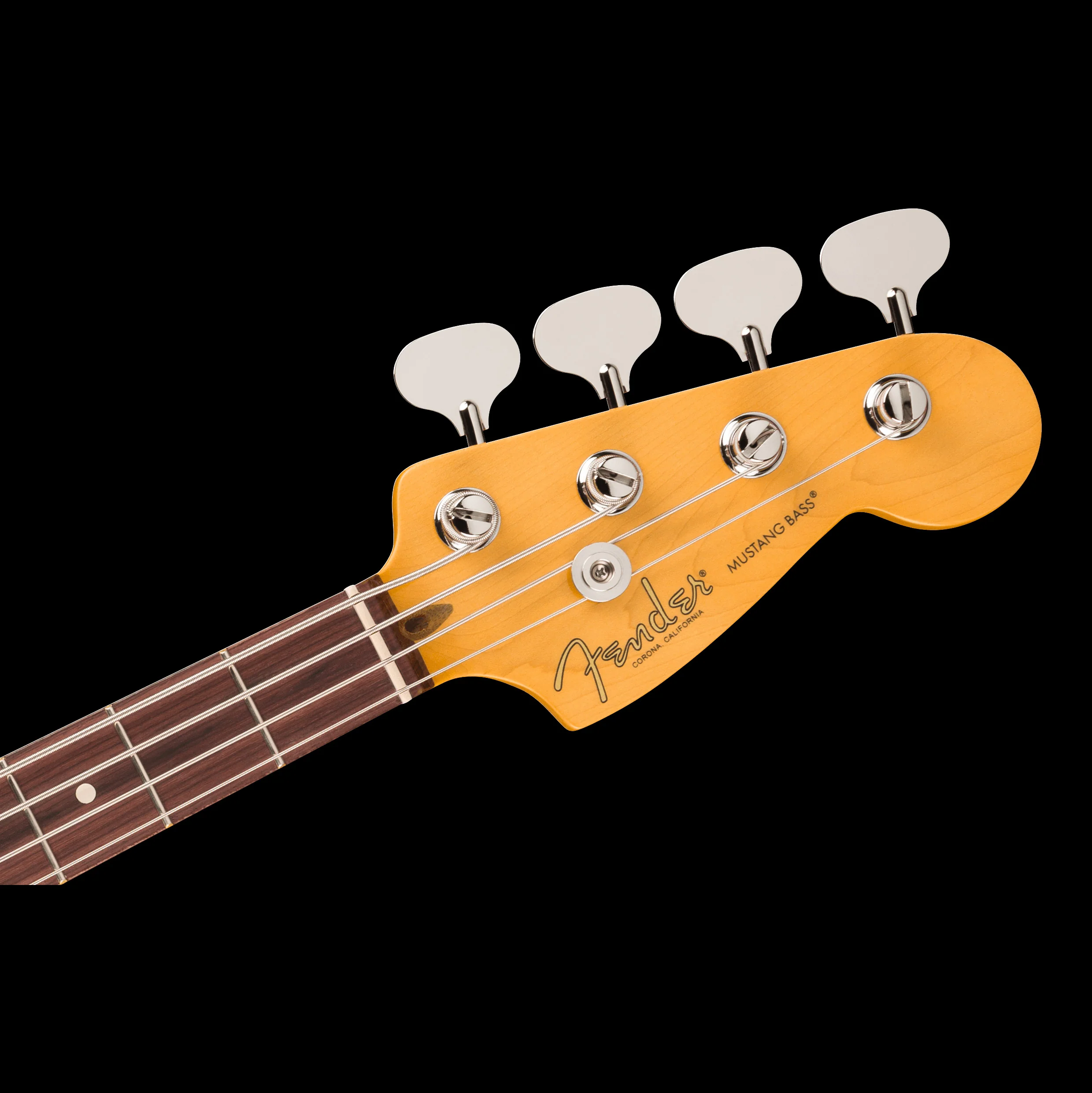 Fender American Professional Classic Mustang Bass Rosewood Fingerboard Faded Sherwood Green Metallic With Gig Bag - Image 5