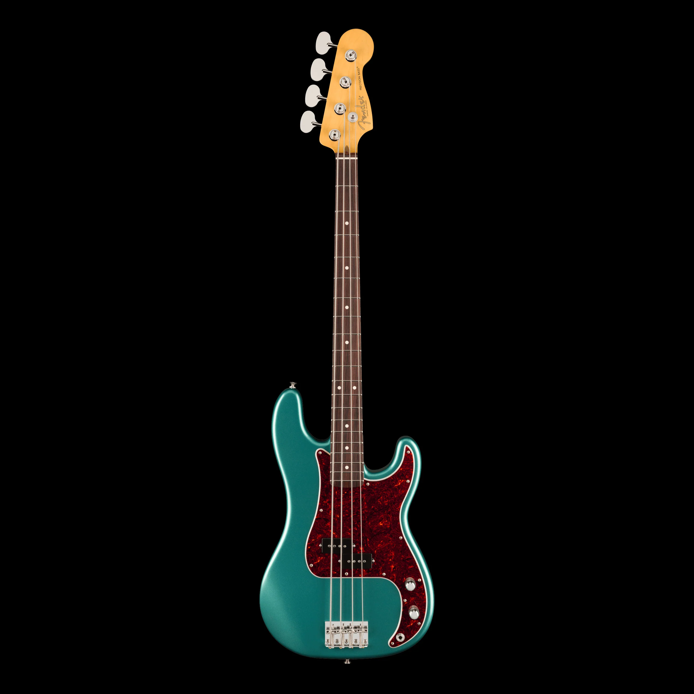 Fender American Professional Classic Precision Bass Faded Sherwood Green Metallic with Gig Bag - Demo - Serial # US25060420 - Image 2