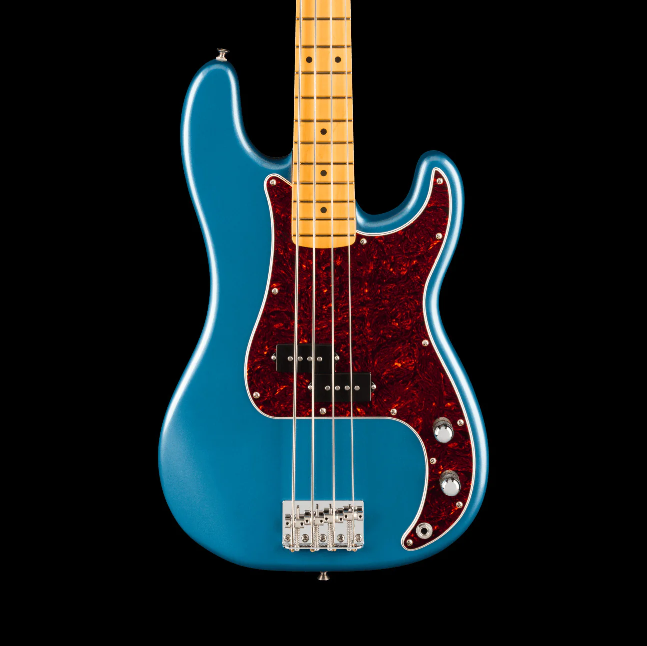 Fender American Professional Classic Precision Bass Maple Fingerboard Faded Lake Placid Blue With Gig Bag