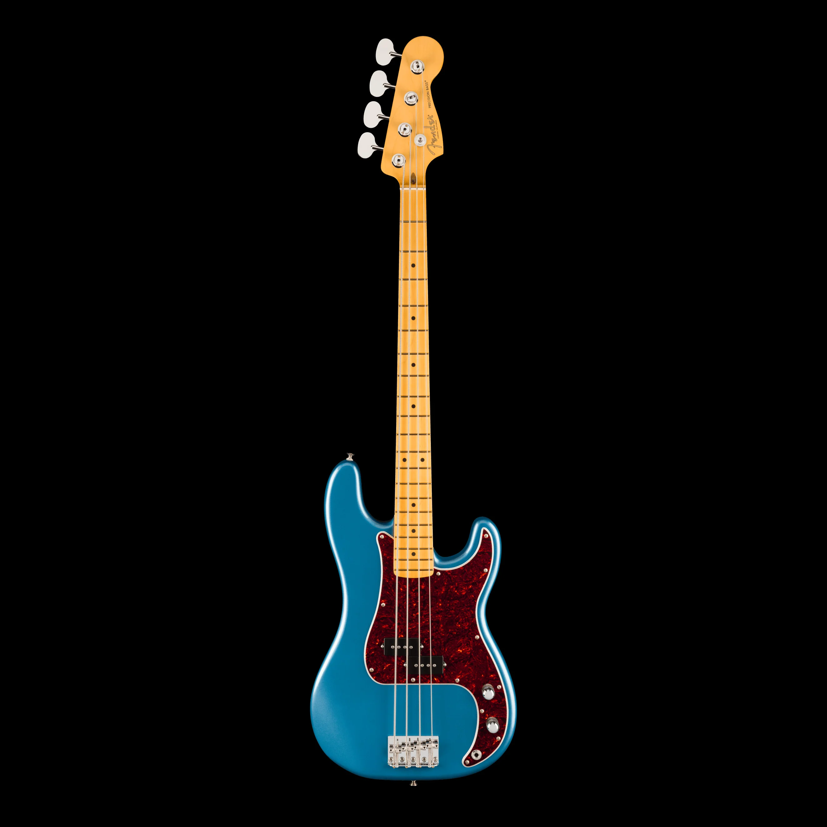 Fender American Professional Classic Precision Bass Maple Fingerboard Faded Lake Placid Blue With Gig Bag - Image 2
