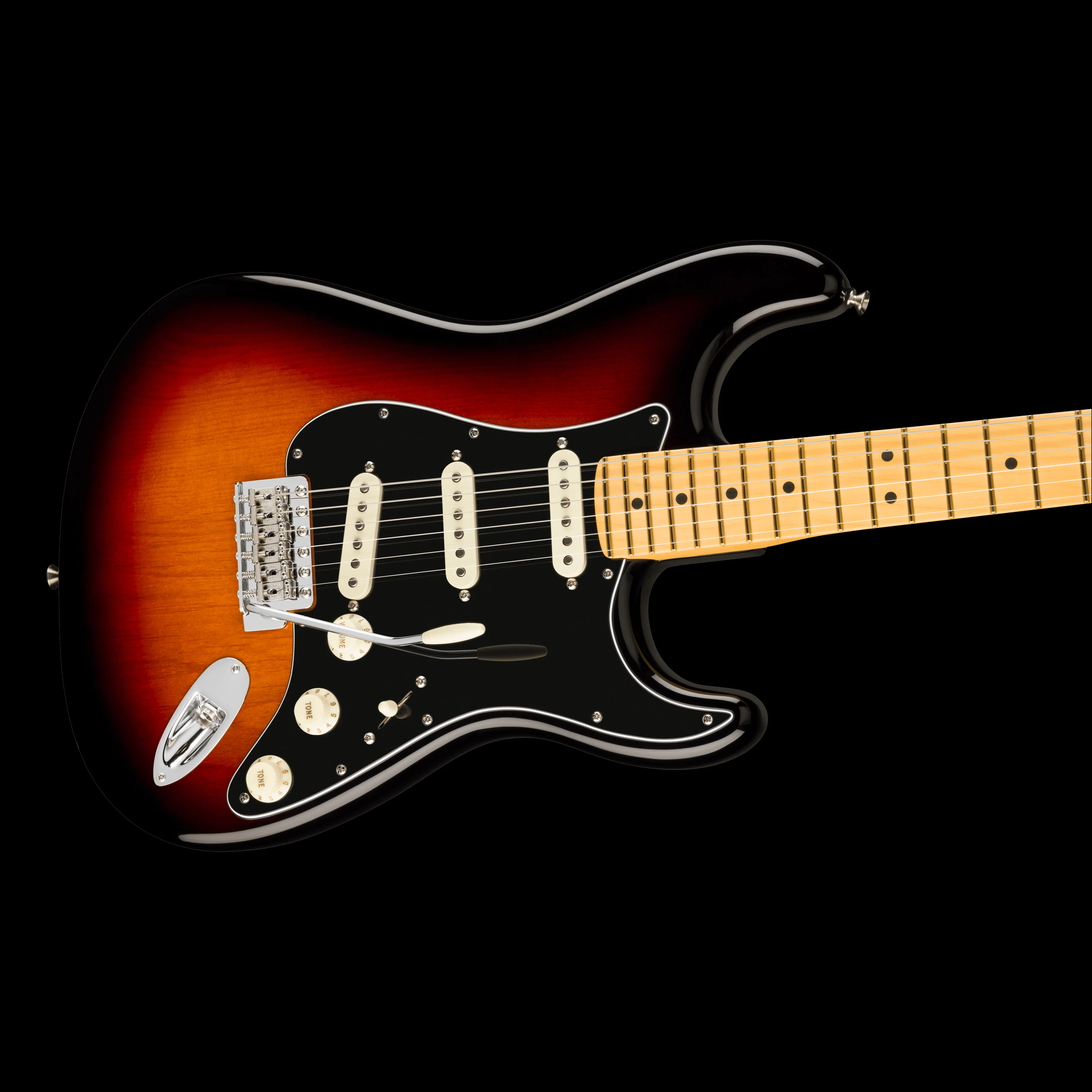 Fender American Professional Classic Stratocaster Maple Fingerboard 3-Color Sunburst With Gig Bag - Image 3