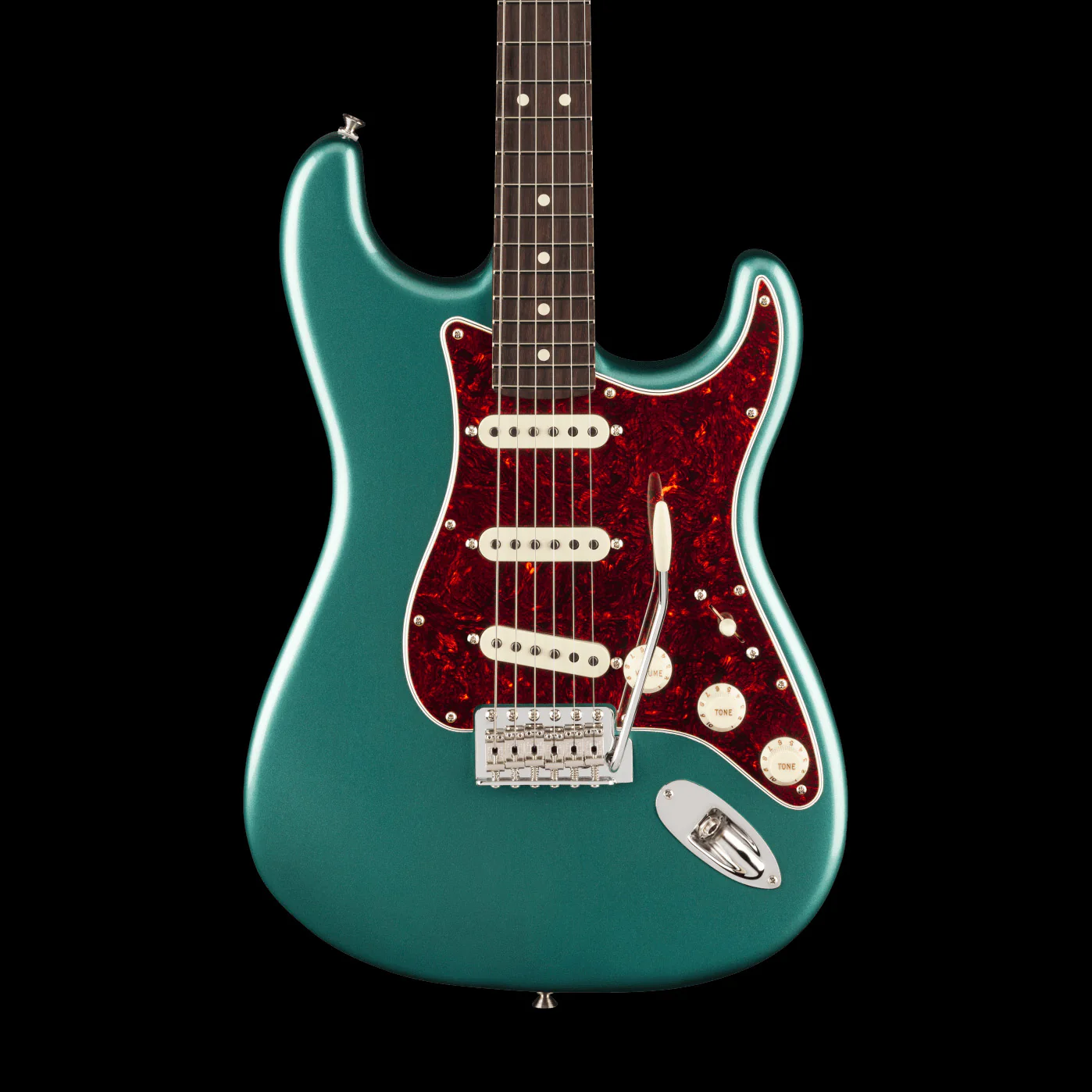 Fender American Professional Classic Stratocaster Rosewood Fingerboard Faded Sherwood Green Metallic With Gig Bag