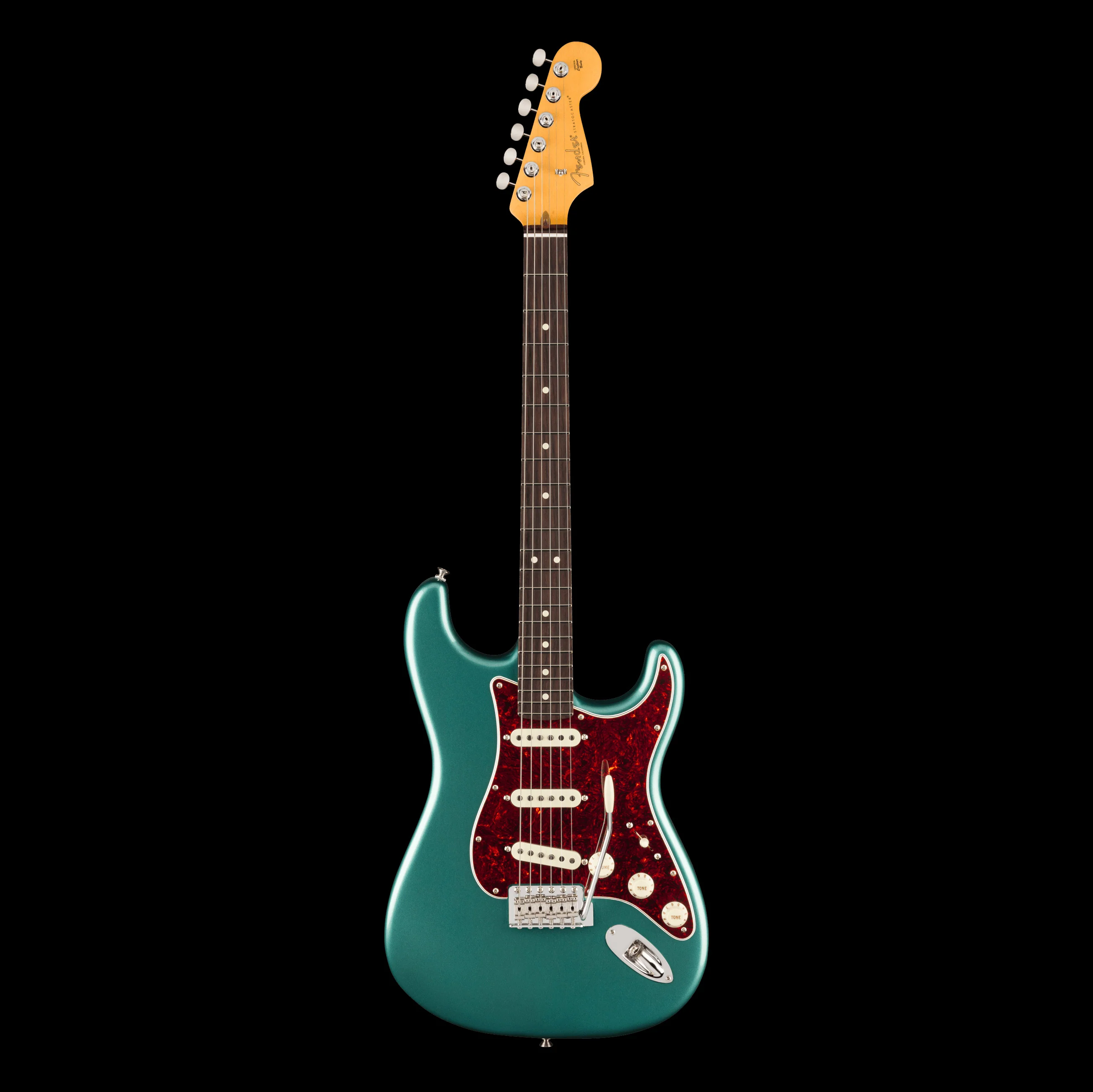 Fender American Professional Classic Stratocaster Rosewood Fingerboard Faded Sherwood Green Metallic With Gig Bag - Image 2