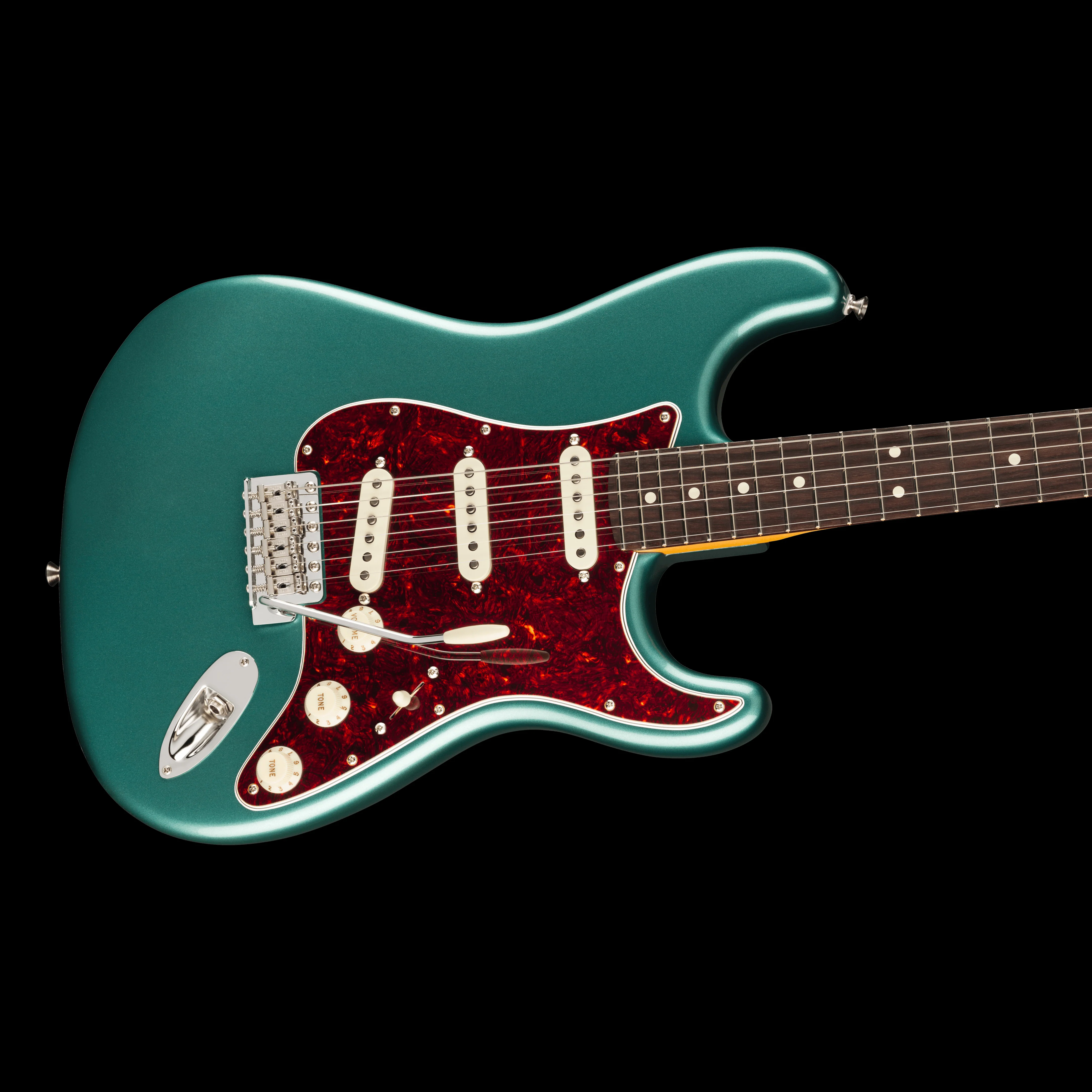 Fender American Professional Classic Stratocaster Rosewood Fingerboard Faded Sherwood Green Metallic With Gig Bag - Image 3