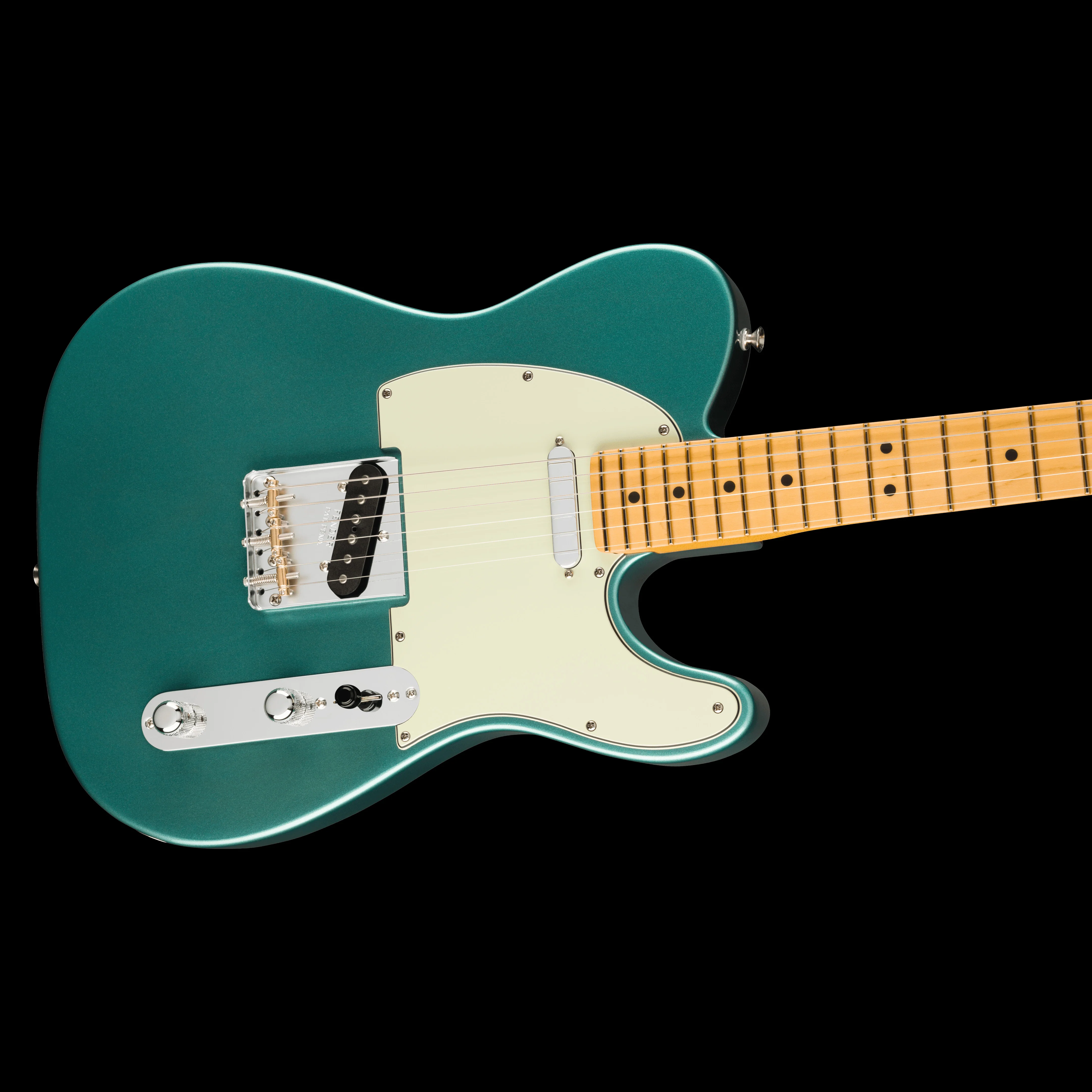 Fender American Professional Classic Telecaster Maple Fingerboard Faded Sherwood Green Metallic With Gig Bag - Image 4