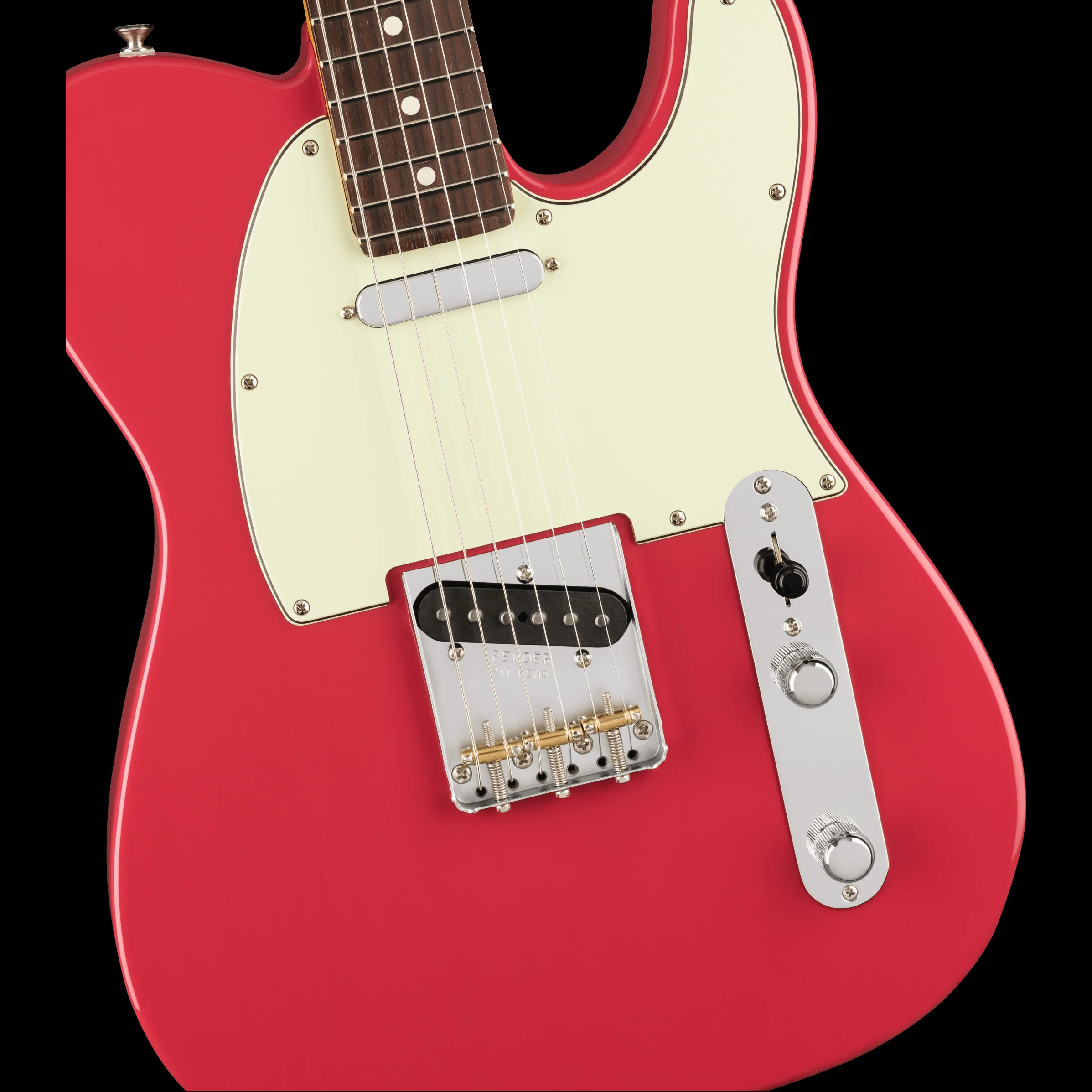 Fender American Professional Classic Telecaster Rosewood Fingerboard Faded Dakota Red With Gig Bag - Image 3