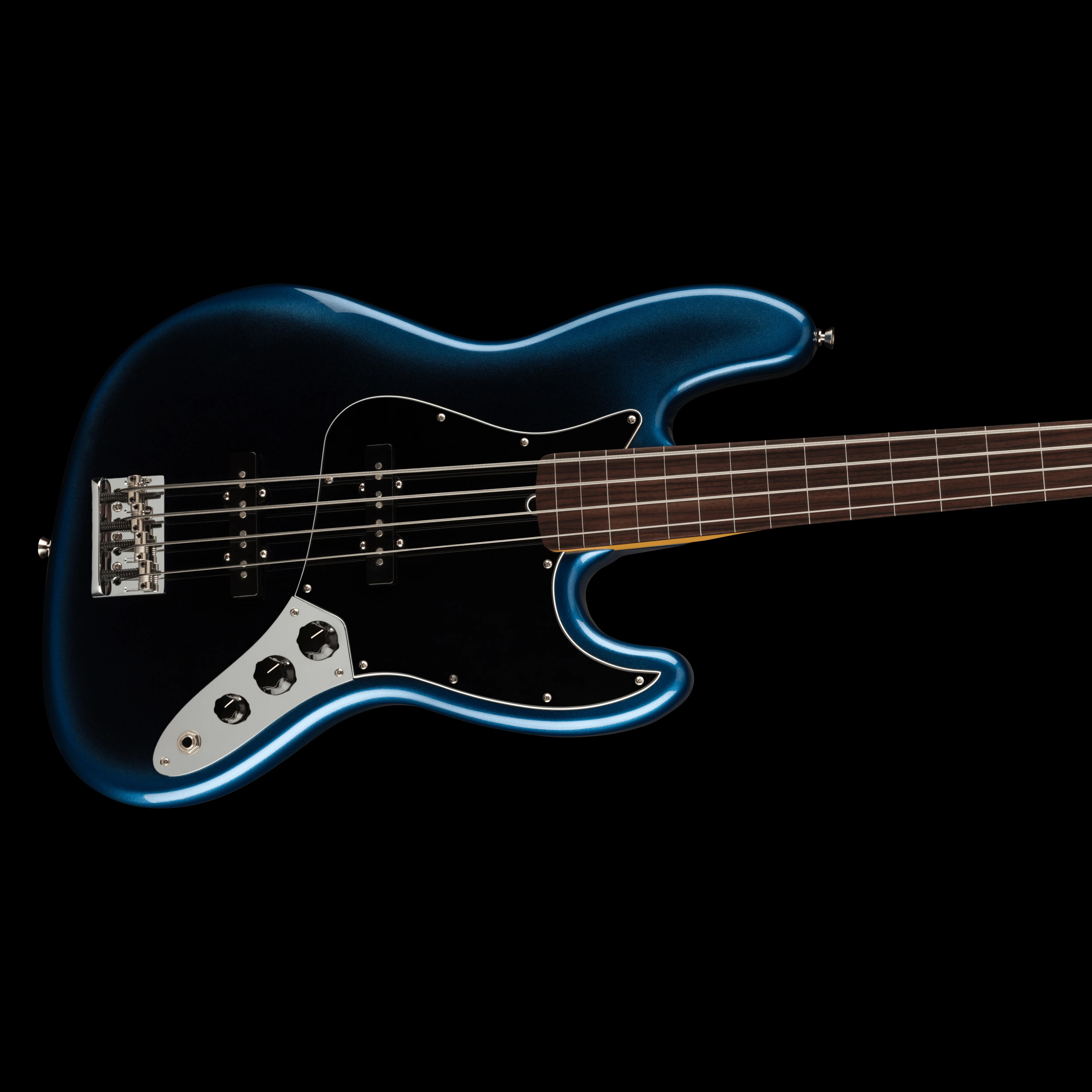 Fender American Professional II Jazz Bass Fretless Rosewood Fingerboard Dark Night With Case - Image 4