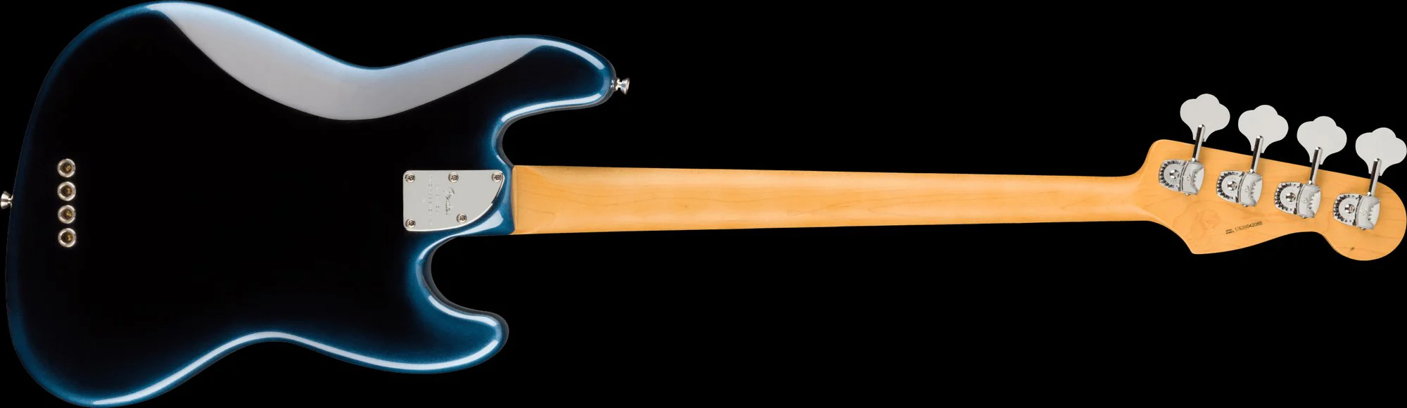 Fender American Professional II Jazz Bass Left-Hand Dark Night With Case - Serial # US22099865 - Demo - Image 5
