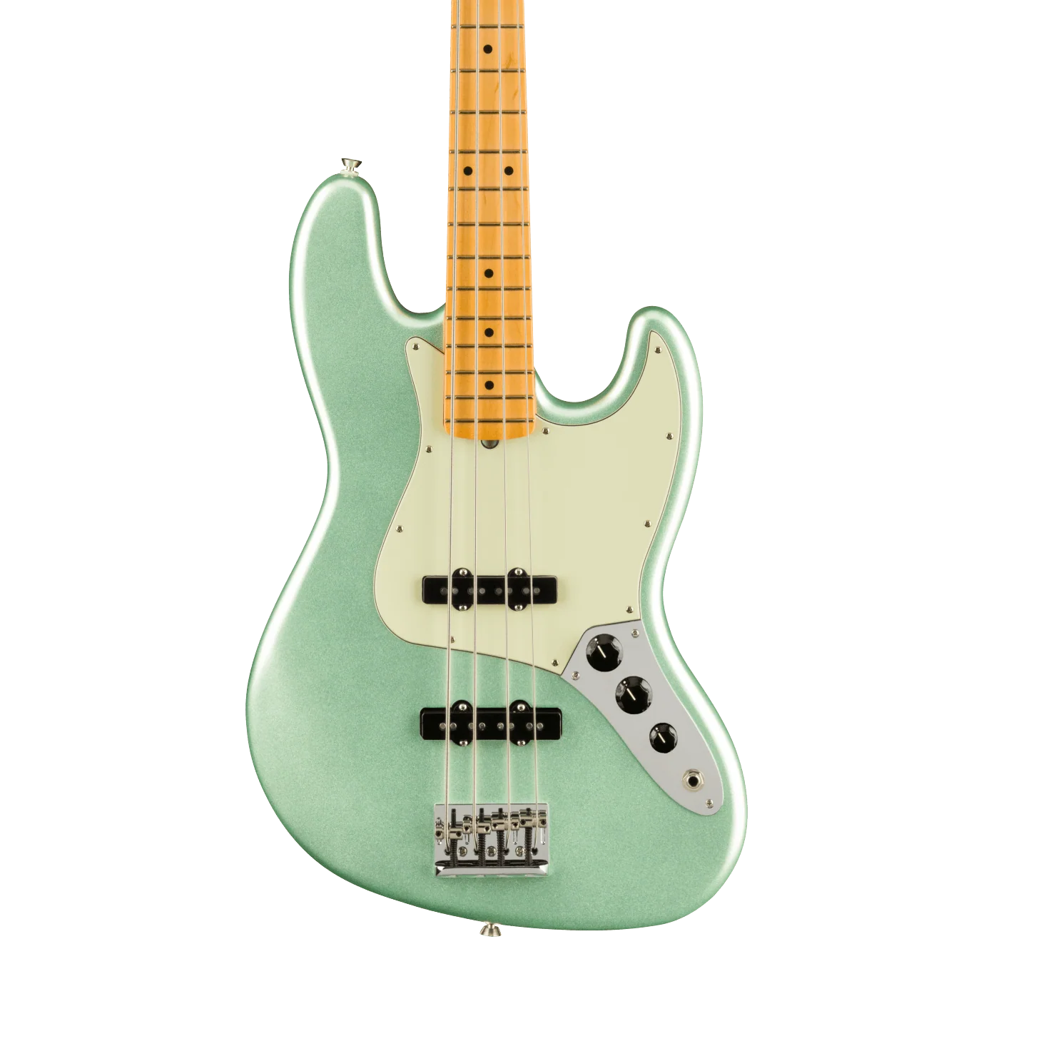 Fender American Professional II Jazz Bass Maple Fingerboard Mystic Surf Green