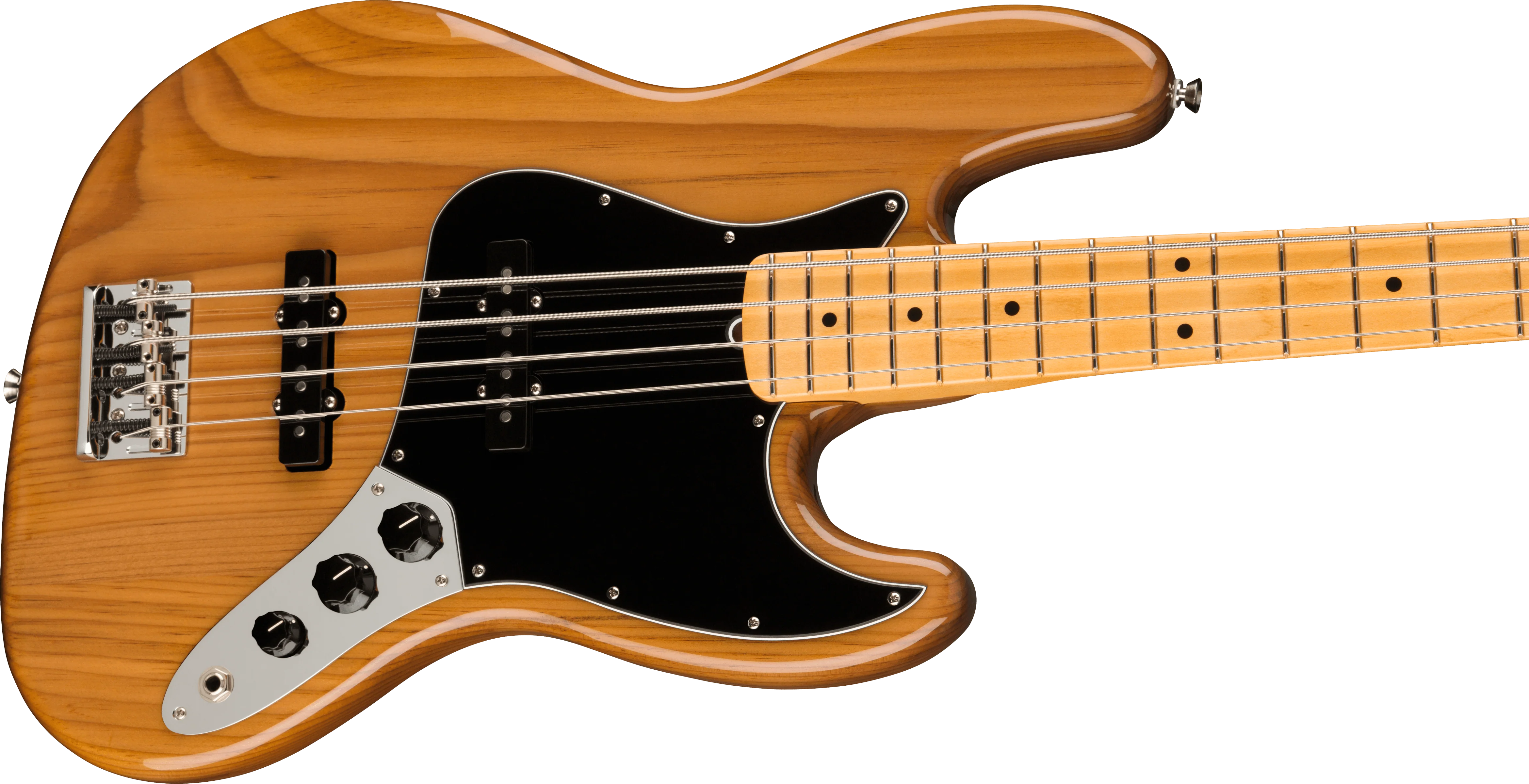 Fender American Professional II Jazz Bass Maple Fingerboard Roasted Pine With Case - Image 4