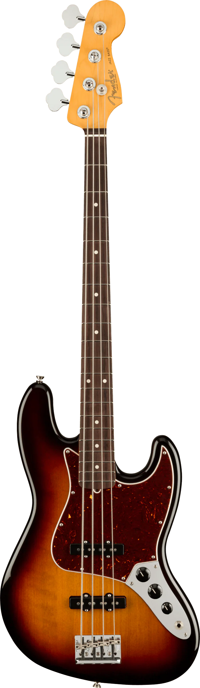 Fender American Professional II Jazz Bass Rosewood Fingerboard 3-Color Sunburst With Case - Image 2