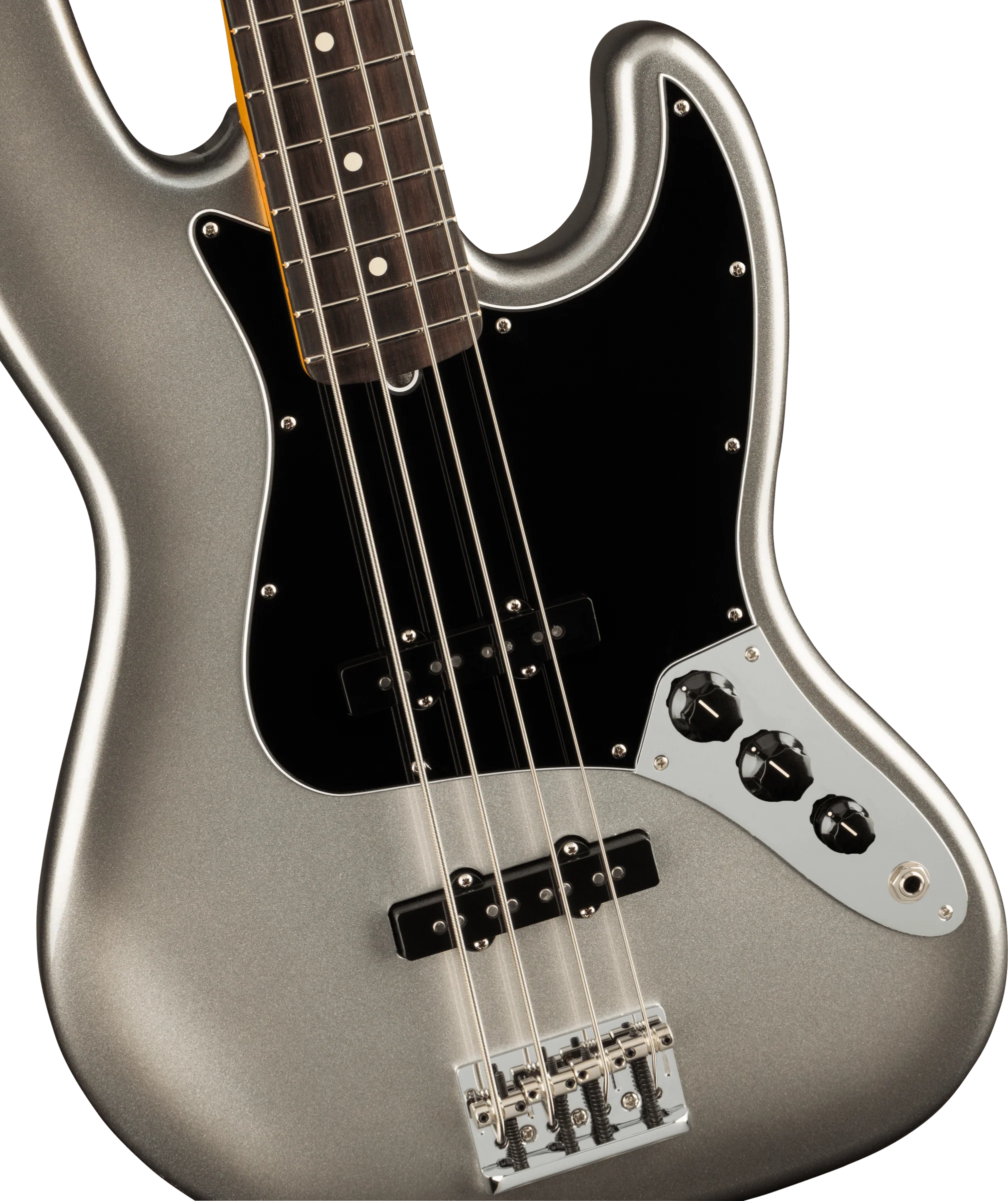 Fender American Professional II Jazz Bass Rosewood Fingerboard Mercury With Case - Image 3