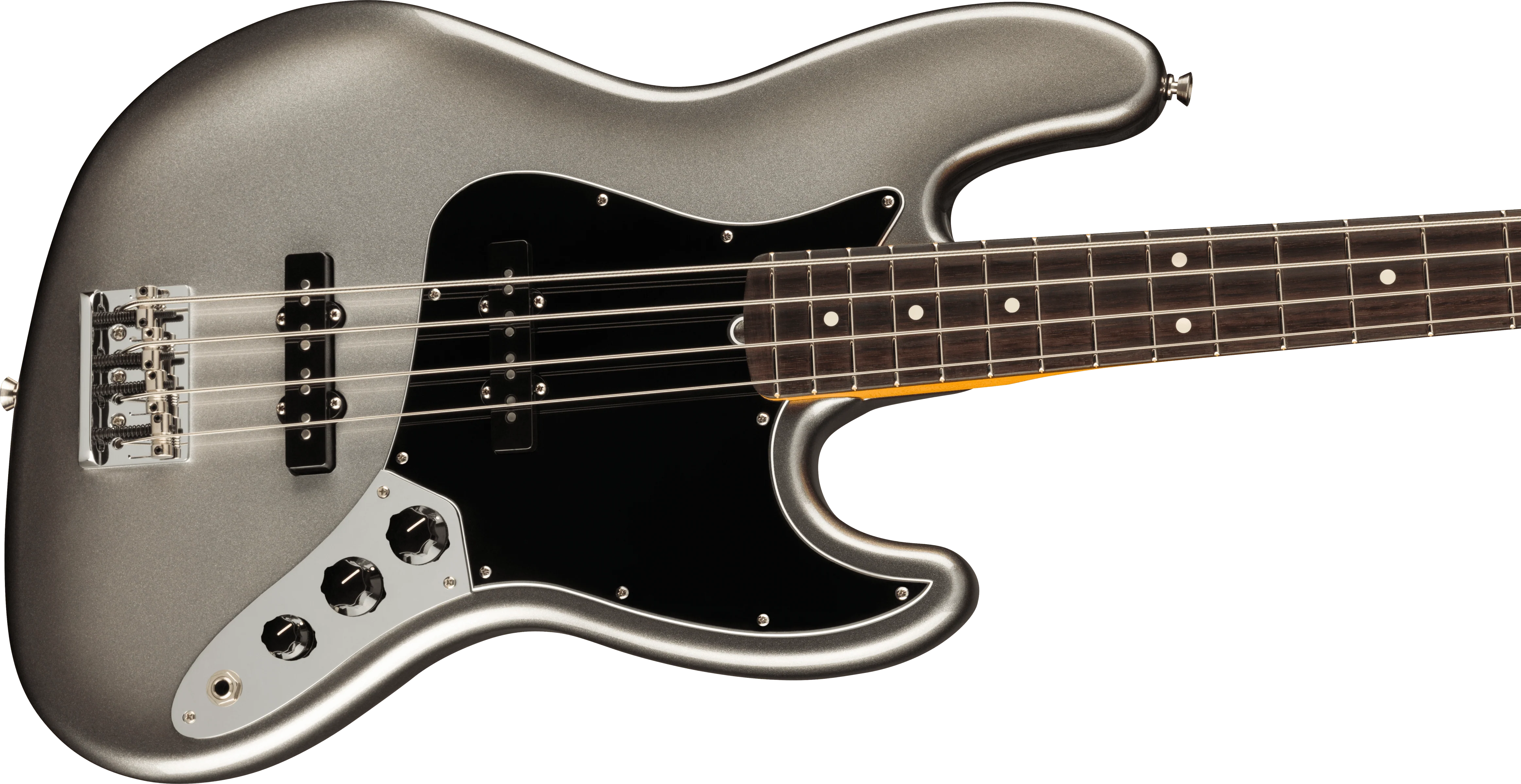Fender American Professional II Jazz Bass Rosewood Fingerboard Mercury With Case - Image 4