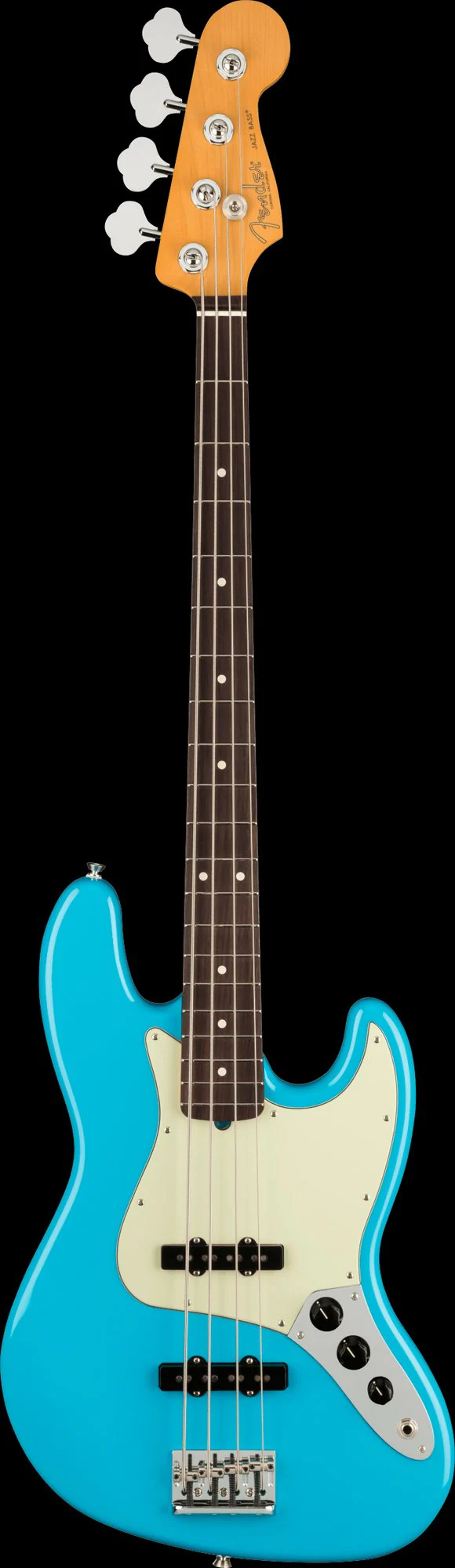 Fender American Professional II Jazz Bass Miami Blue With Case - Image 2