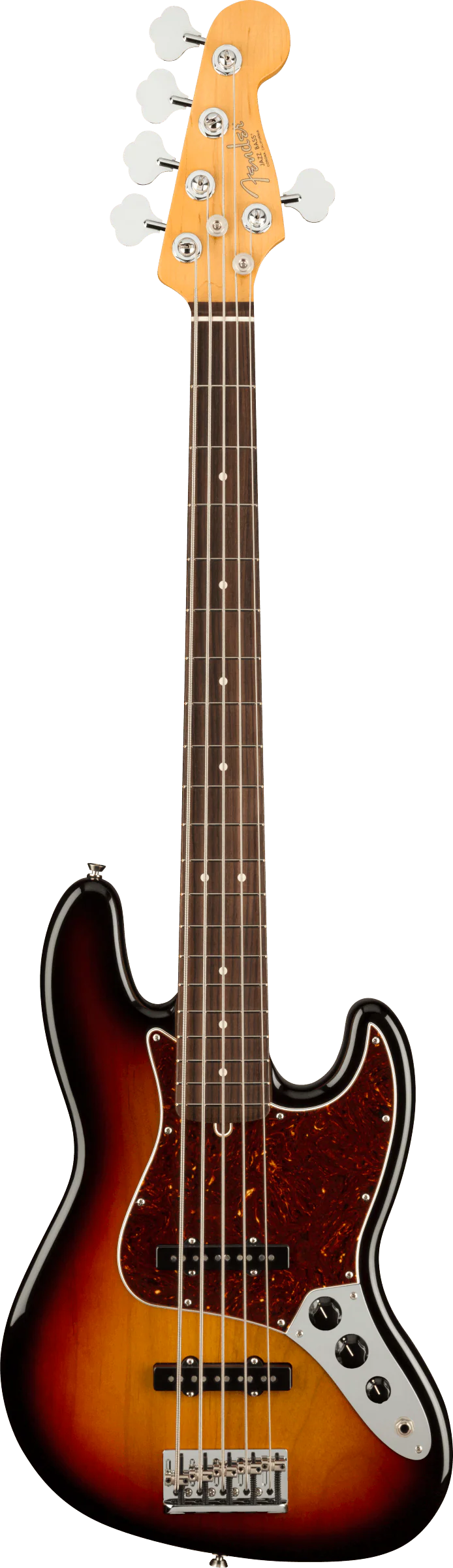 Fender American Professional II Jazz Bass V Rosewood Fingerboard 3-Color Sunburst - Image 2