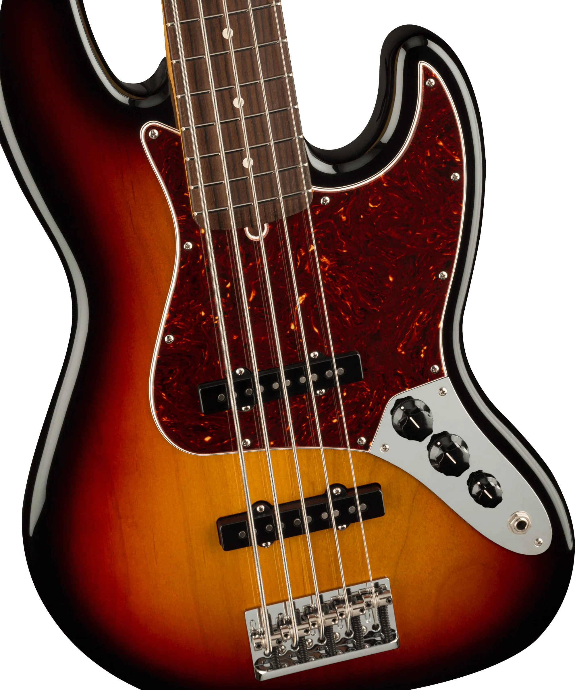 Fender American Professional II Jazz Bass V Rosewood Fingerboard 3-Color Sunburst - Image 3