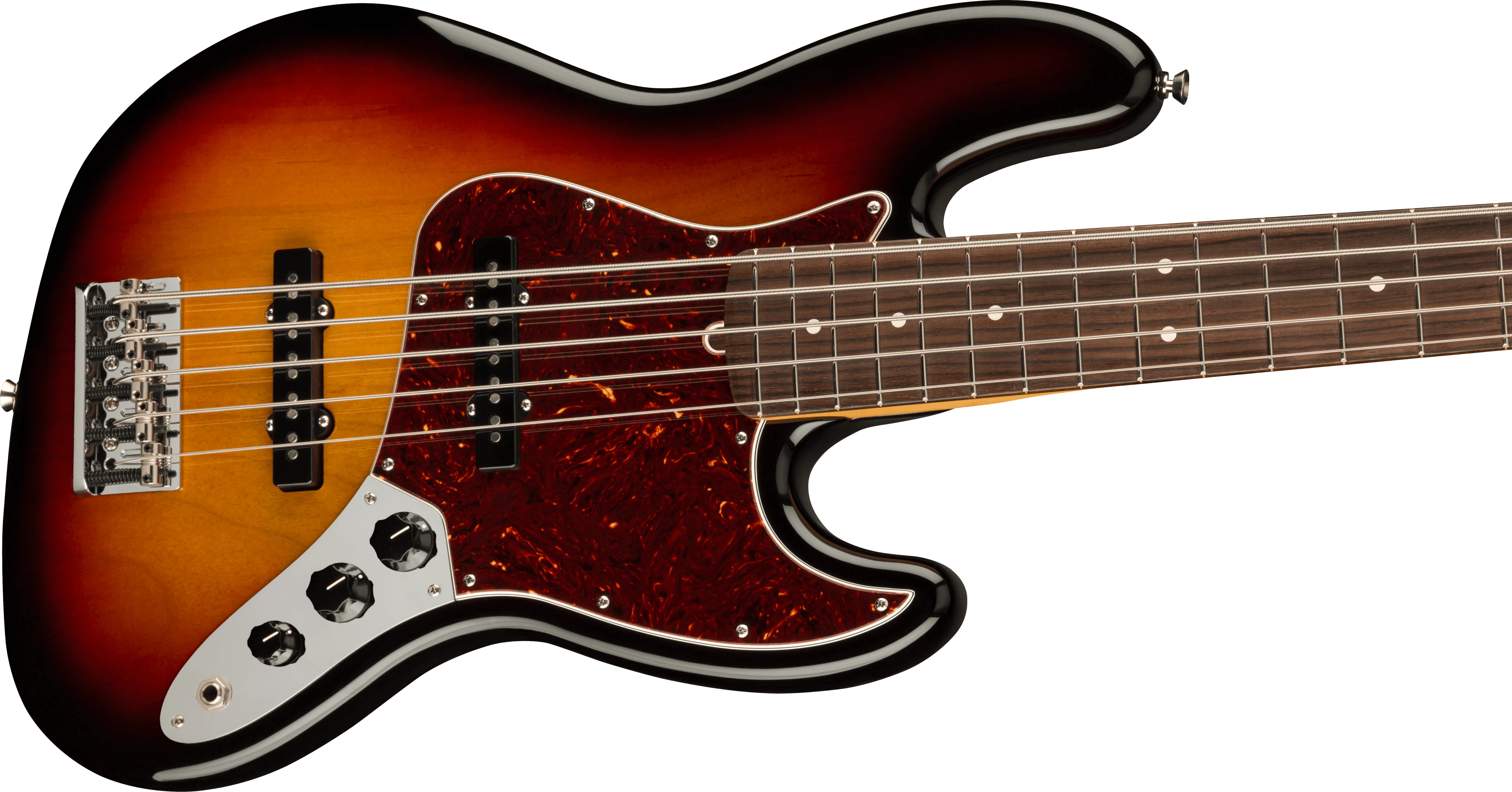Fender American Professional II Jazz Bass V Rosewood Fingerboard 3-Color Sunburst - Image 4