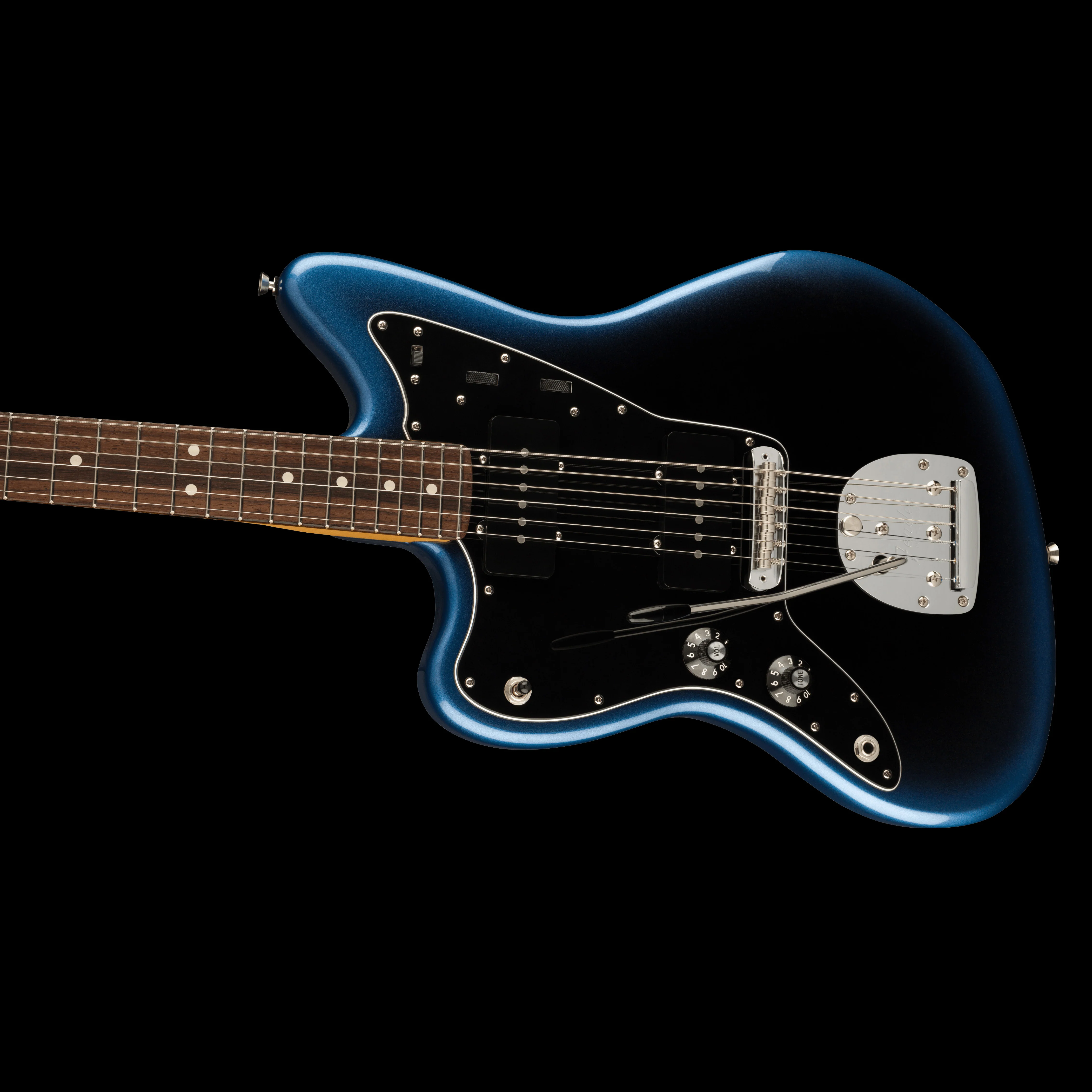 Fender American Professional II Jazzmaster Left-Hand Dark Night With Case - Serial # US22171329 - Demo - Image 4
