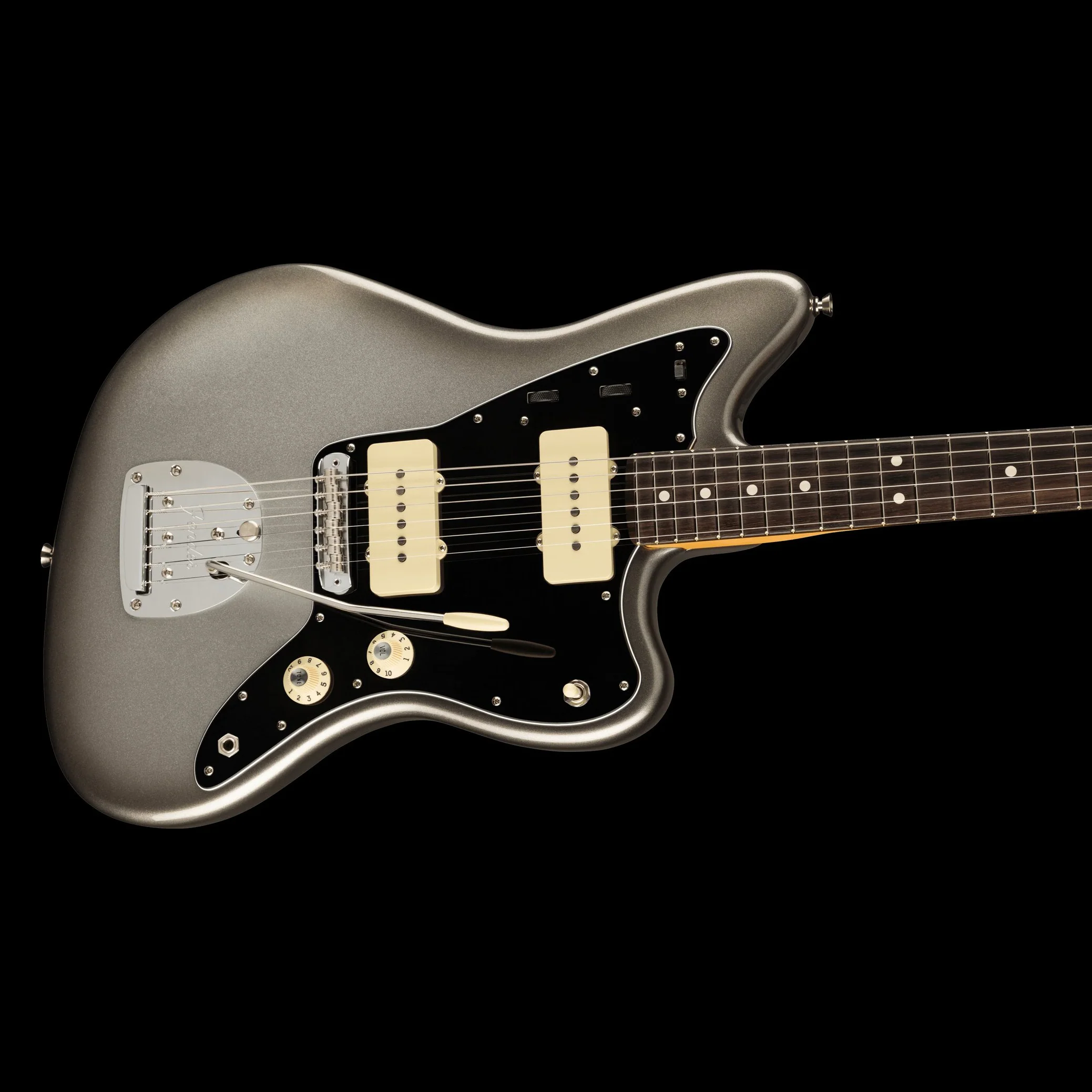 Fender American Professional II Jazzmaster Mercury with Case - Demo - Image 4