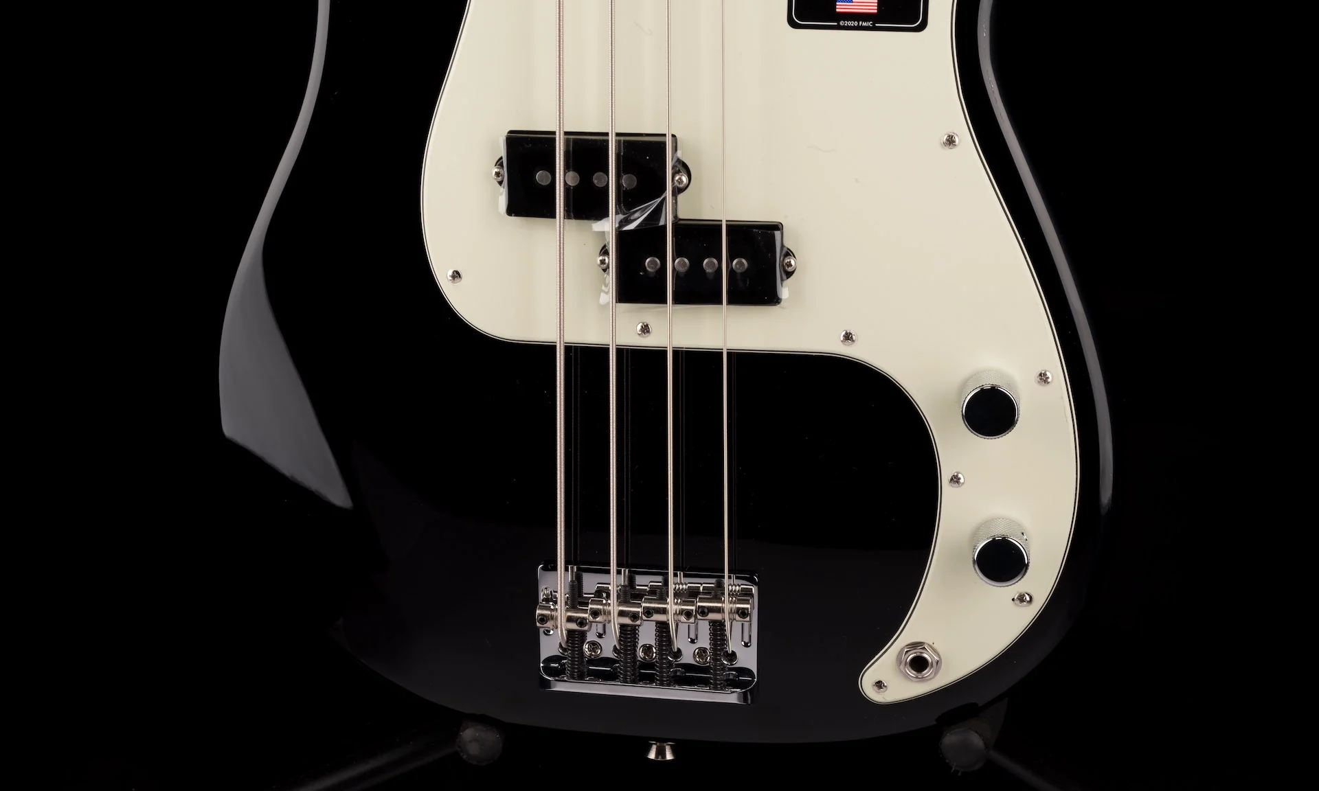 Fender American Professional II Precision Bass Black With Case - Image 5