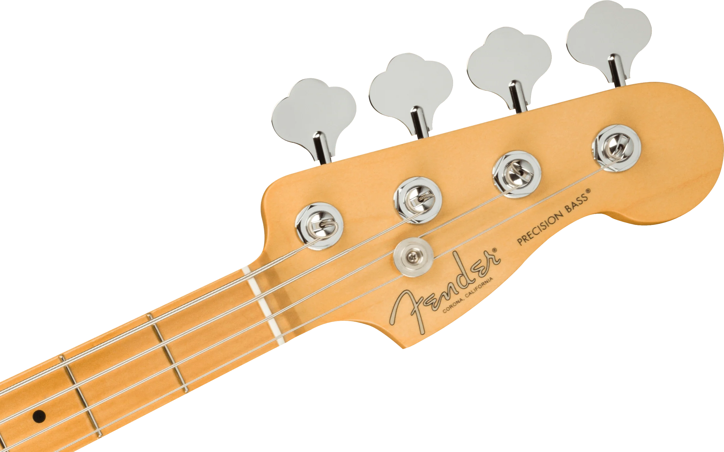 Fender American Professional II Precision Bass Maple Fingerboard Olympic White With Case - Image 6