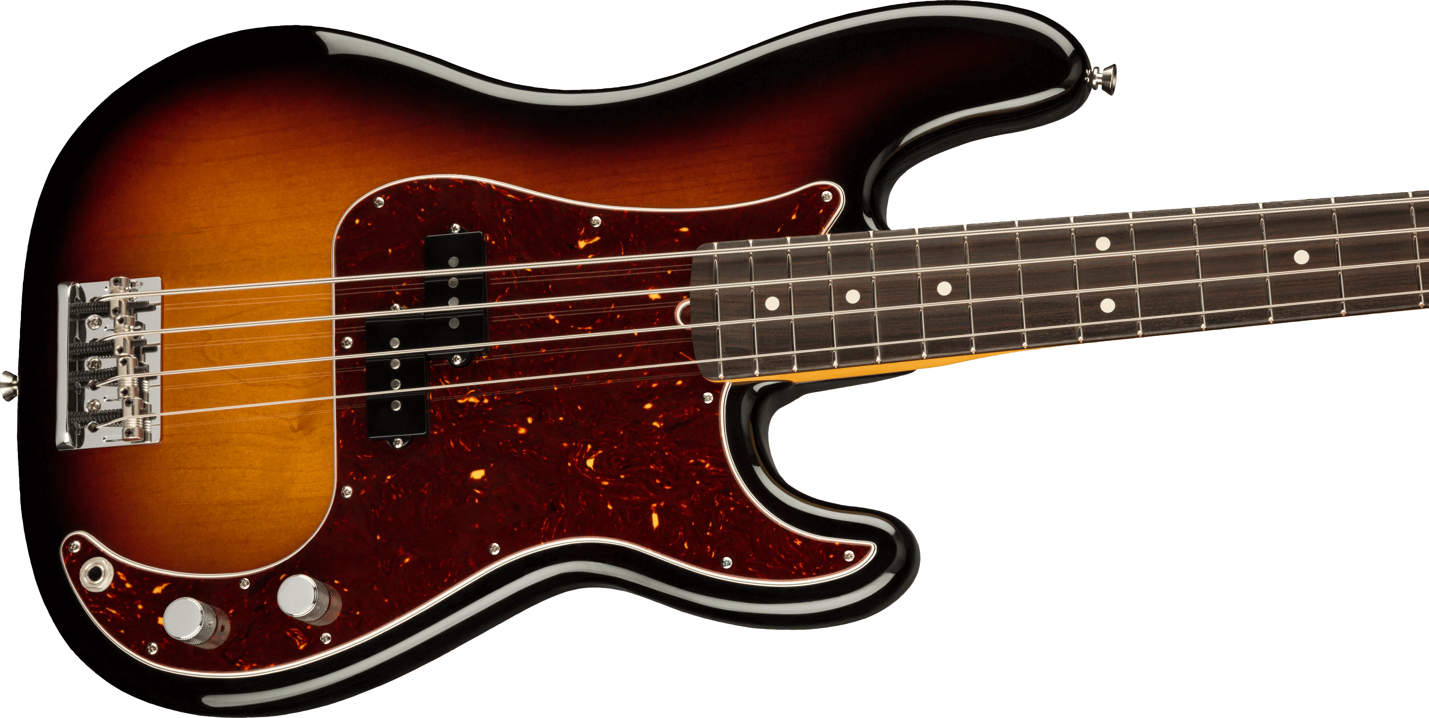 Fender American Professional II Precision Bass Rosewood Fingerboard Sunburst - Image 4