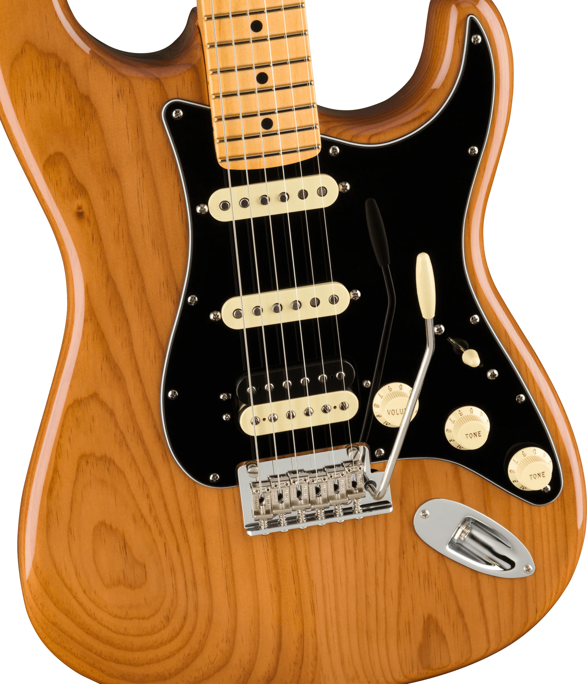 Fender American Professional II Stratocaster HSS Maple Fingerboard Roasted Pine Electric Guitar With Case - Image 3