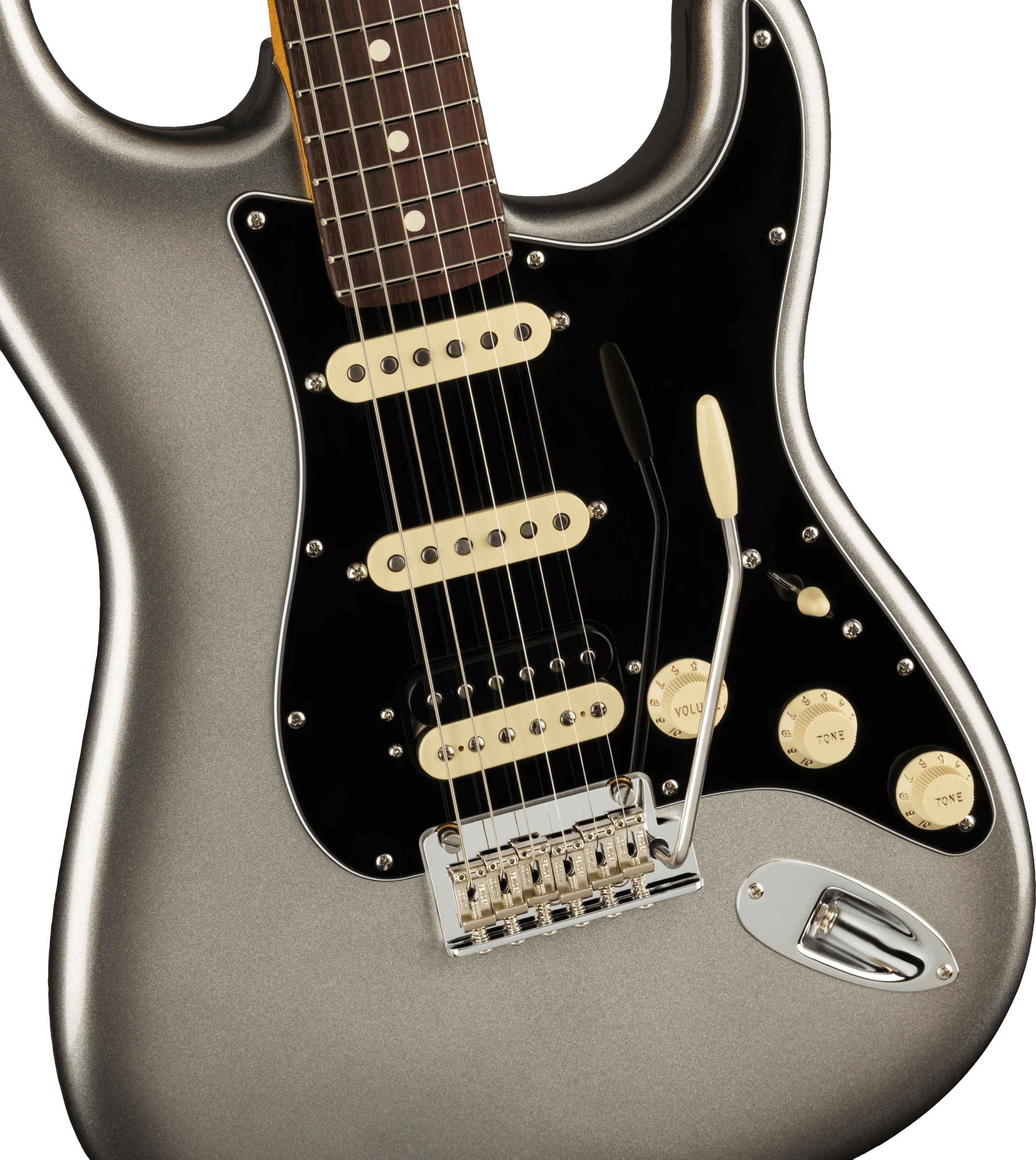 Fender American Professional II Stratocaster HSS Mercury With Case - Image 3