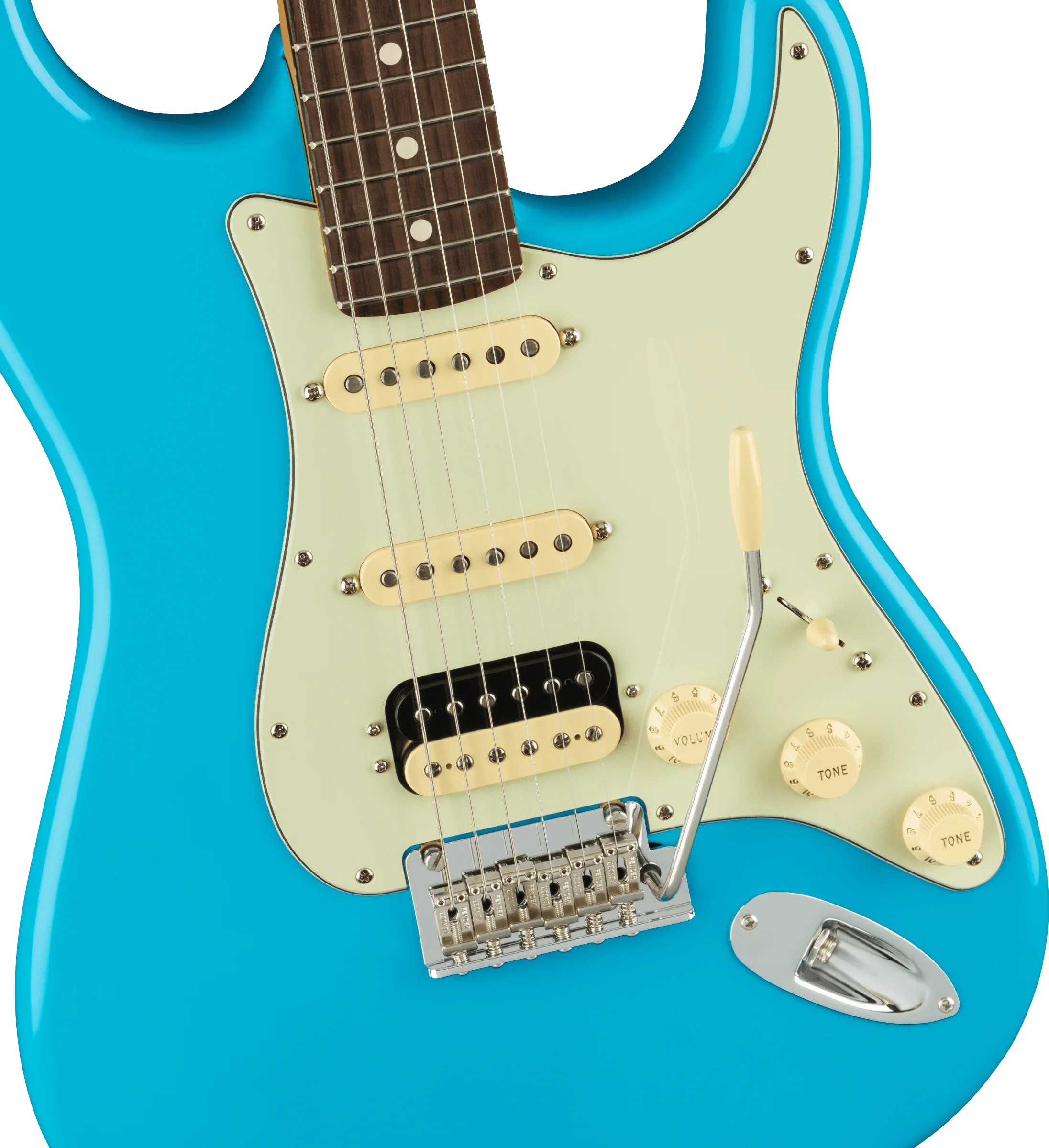 Fender American Professional II Stratocaster HSS Miami Blue With Case - Image 3