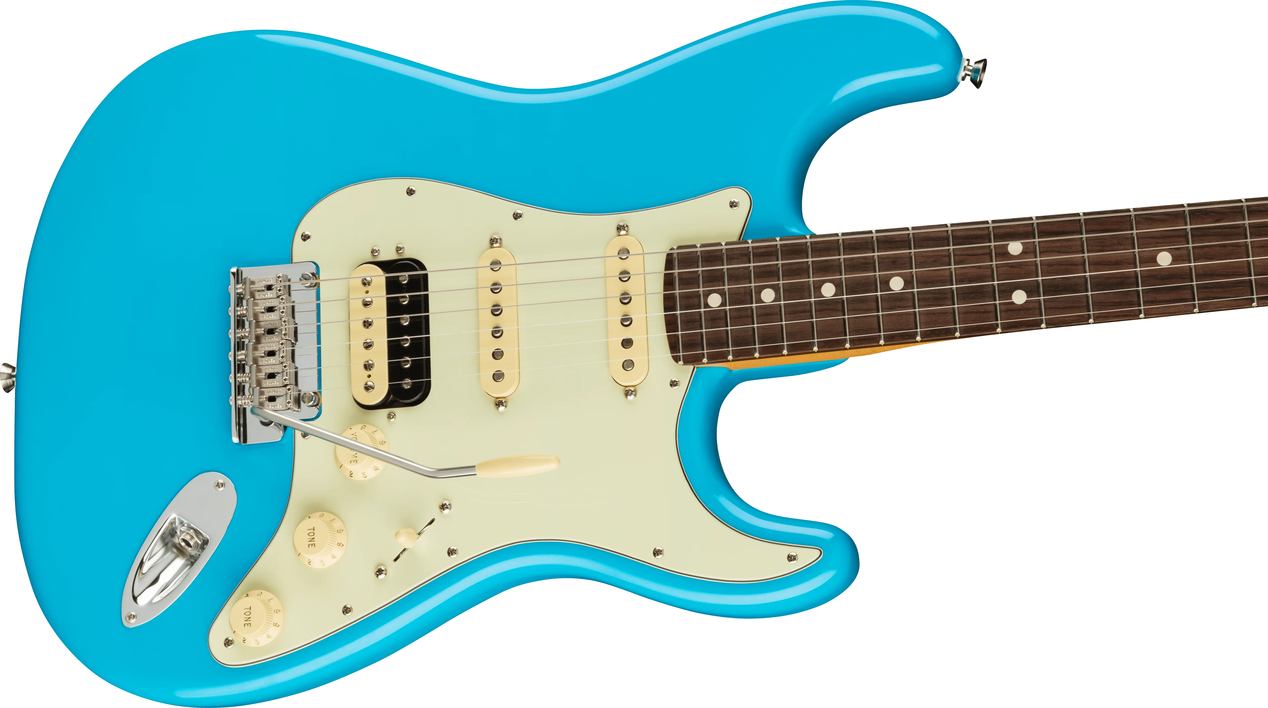 Fender American Professional II Stratocaster HSS Miami Blue With Case - Image 4
