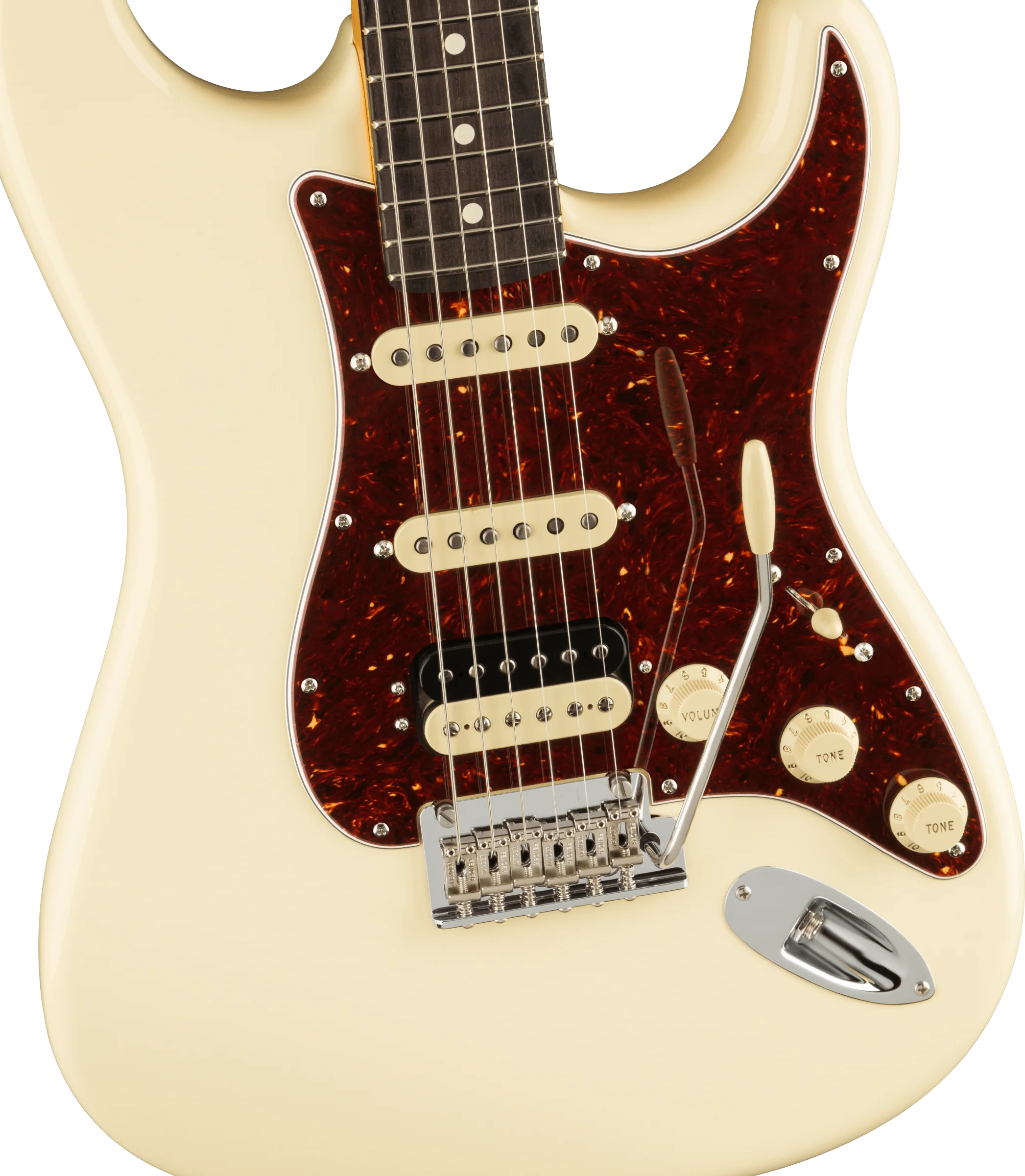 Fender American Professional II Stratocaster HSS Rosewood Fingerboard Olympic White - Image 3
