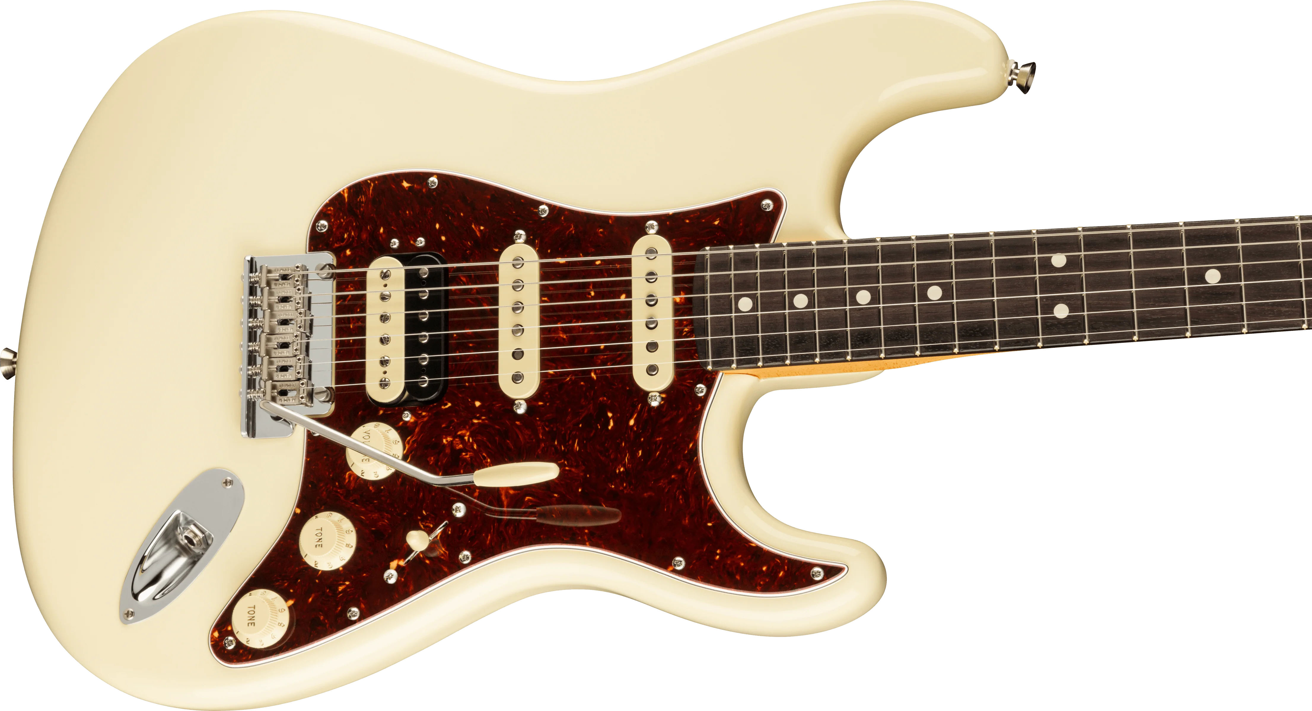 Fender American Professional II Stratocaster HSS Rosewood Fingerboard Olympic White - Image 4