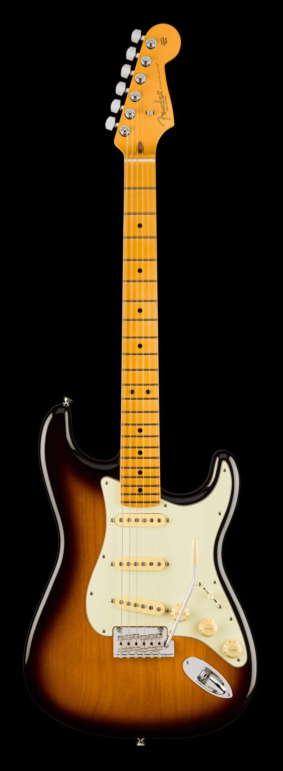 Fender Limited Edition 70th Anniversary American Professional II Stratocaster Maple Fingerboard 2-Color Sunburst With Case - Image 2