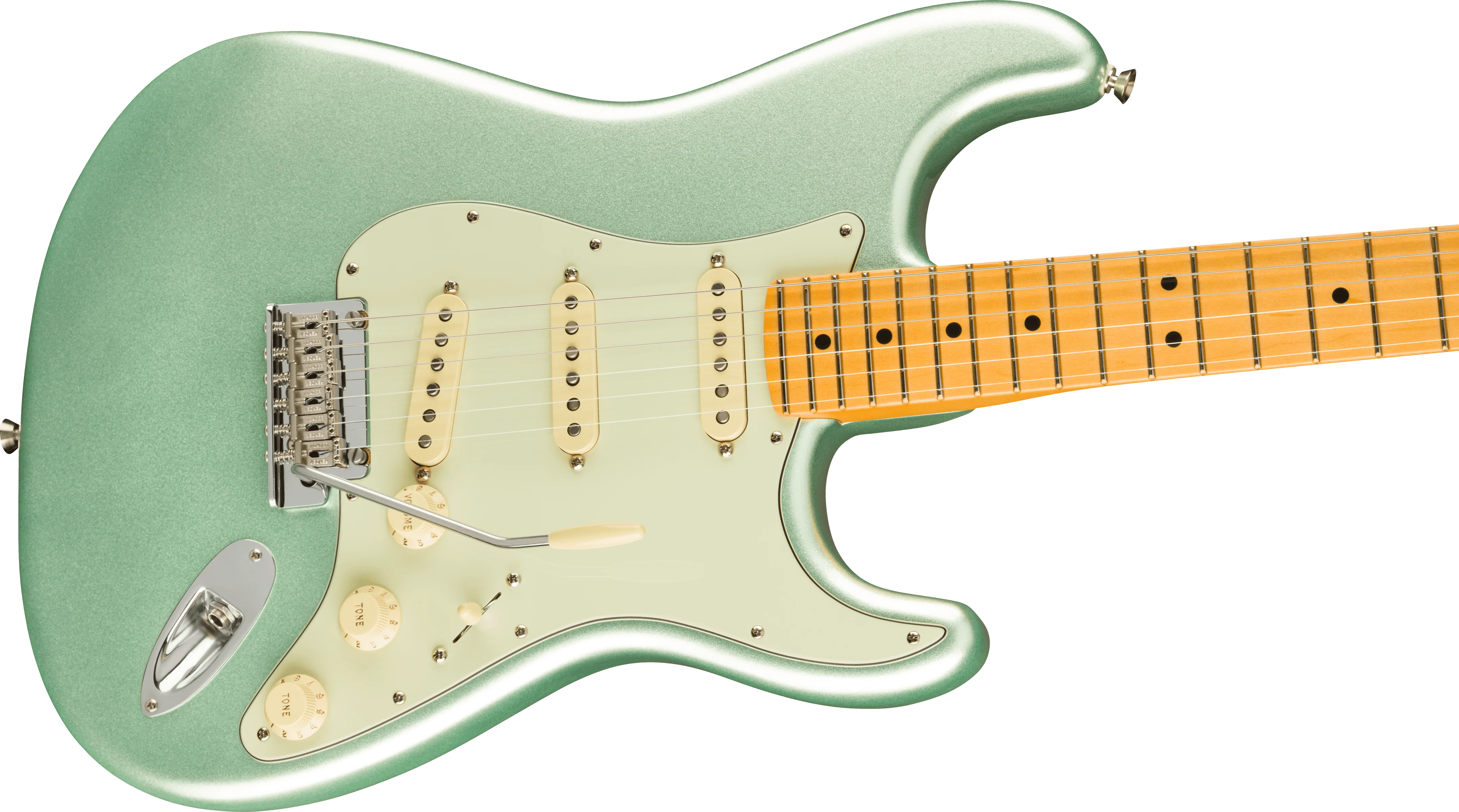 Fender American Professional II Stratocaster Maple Fingerboard Mystic Surf Green - Image 4
