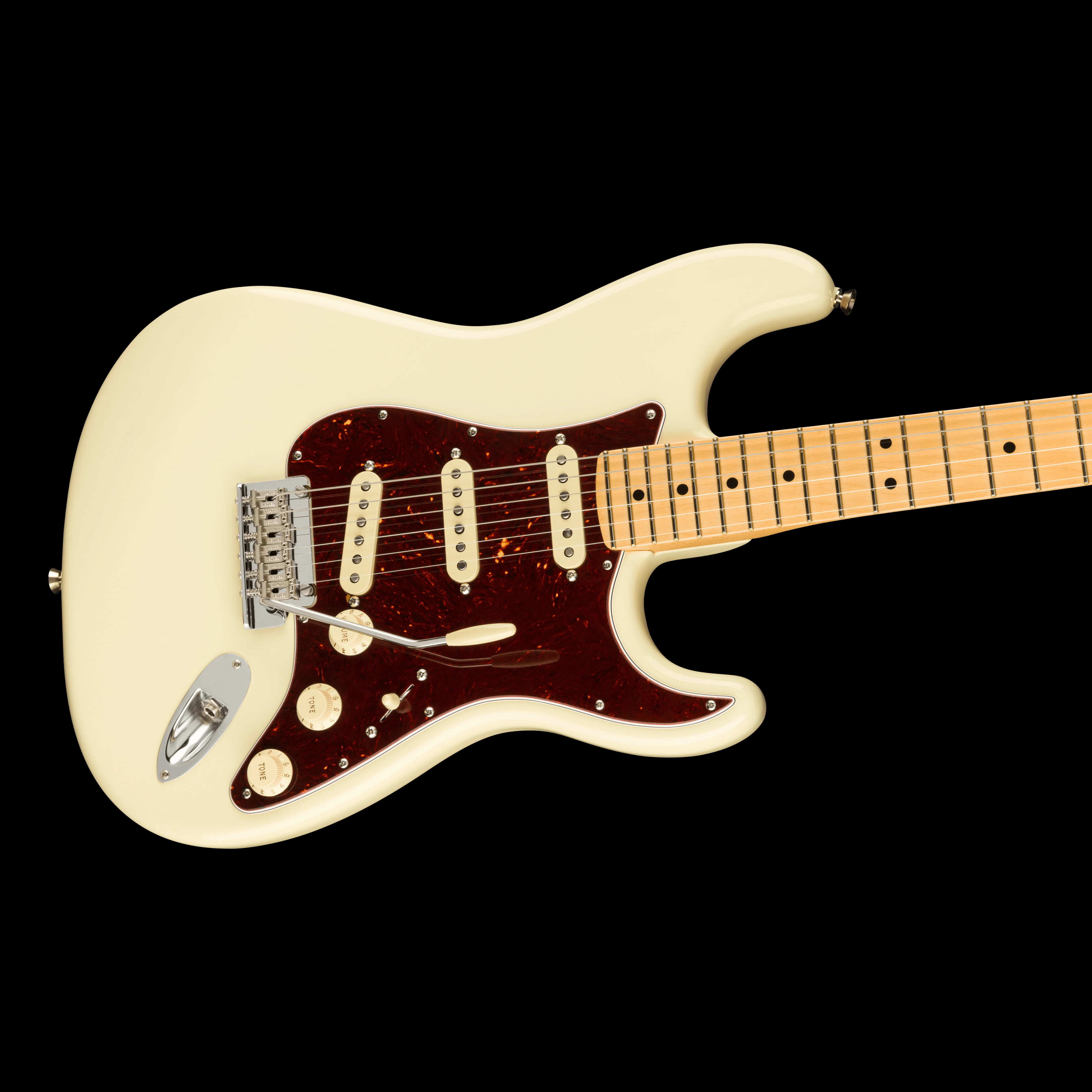 Fender American Professional II Stratocaster Maple Fingerboard Olympic White - Image 3