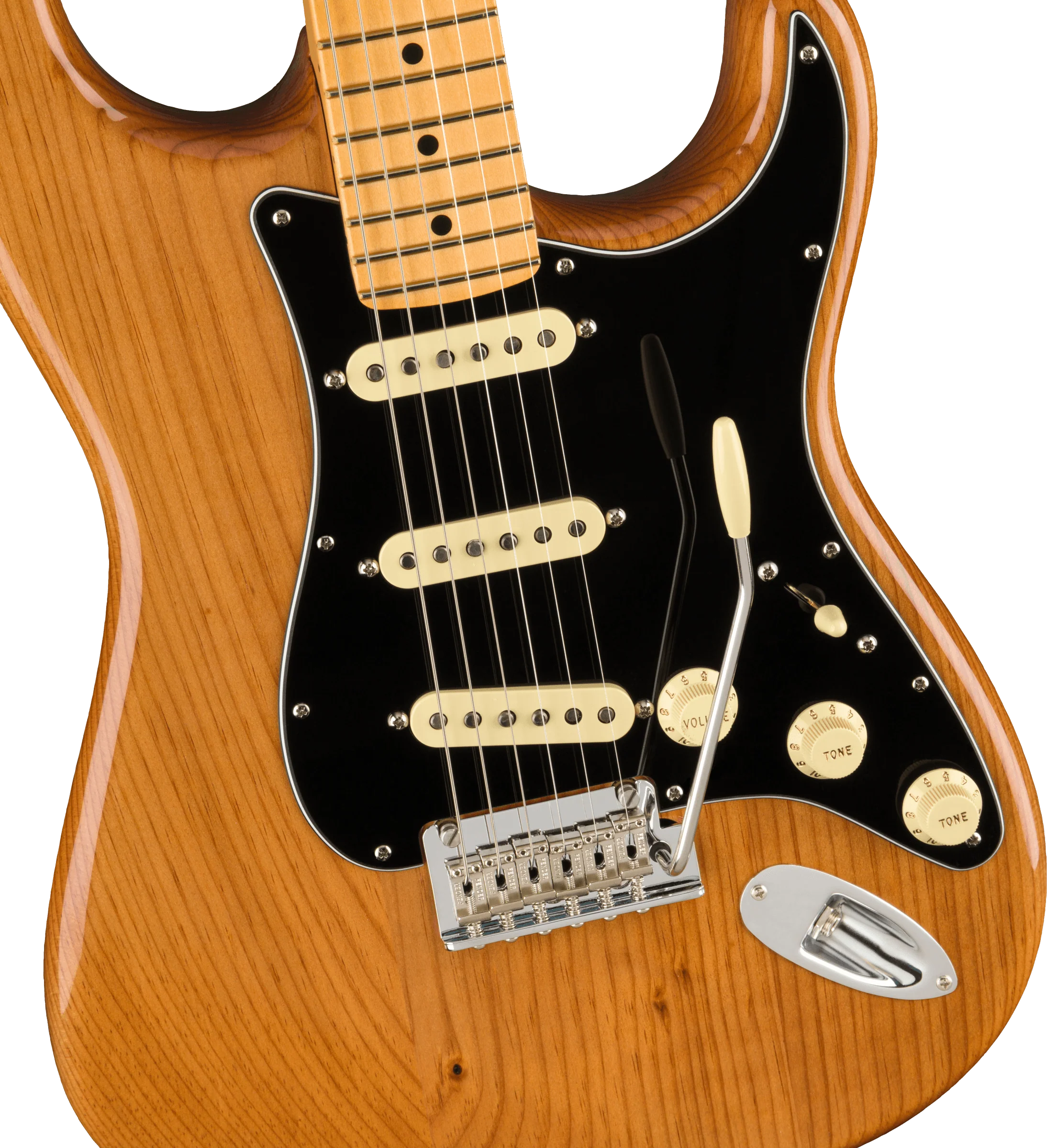 Fender American Professional II Stratocaster Maple Roasted Pine With Case - Image 3