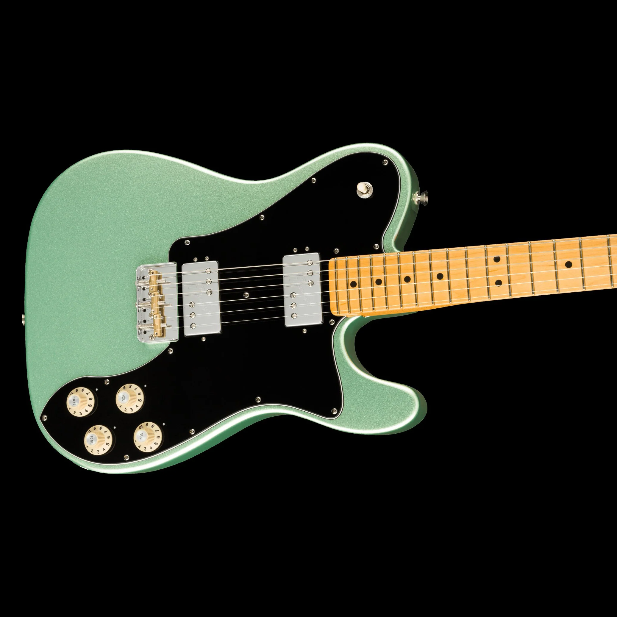 Fender American Professional II Telecaster Deluxe Mystic Surf Green With Case - Image 4