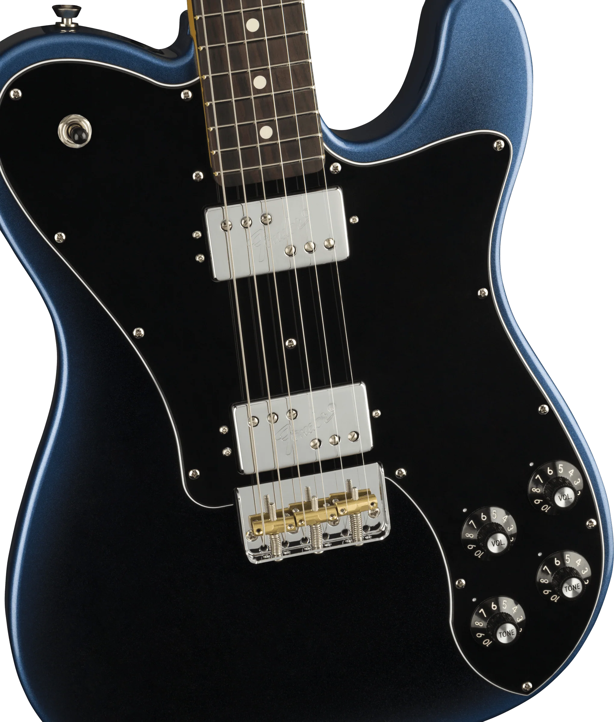 Fender American Professional II Telecaster Deluxe Rswd Board Dark Night w/ Case - Image 3